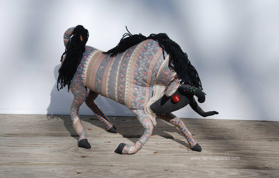 Wildebeest Cloth Sculpture