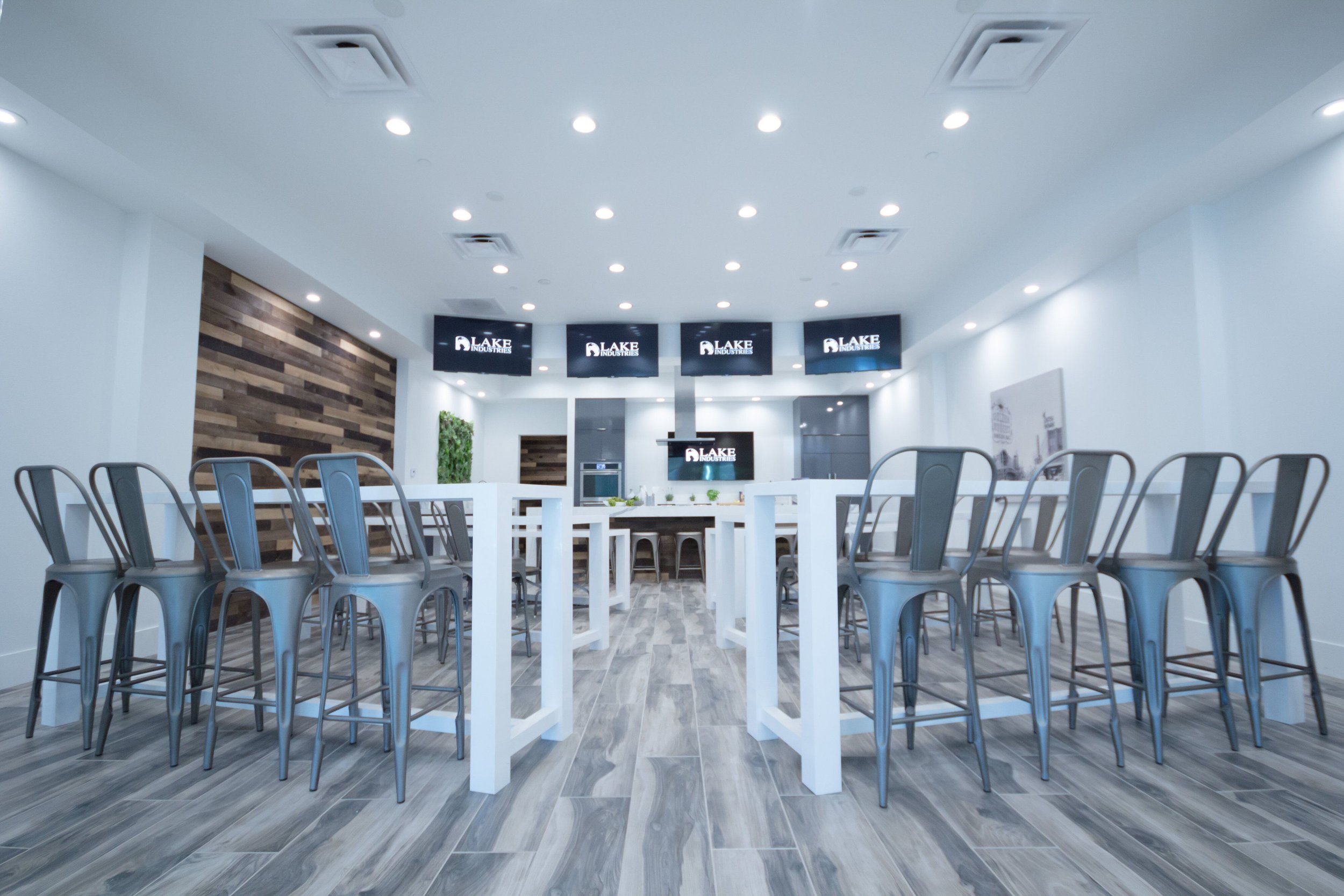 Lake Industries completes renovation on its corporate offices to match a recent rebrand