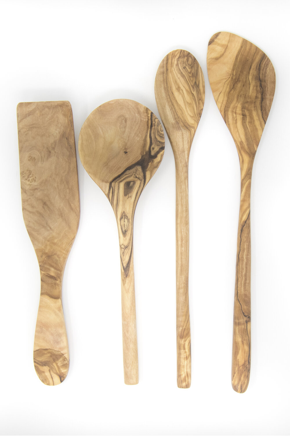 Olive Wood Utensil Set, Wooden Utensils for Cooking, Kitchen