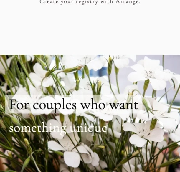 Our wedding registry process is simple, easy and fun