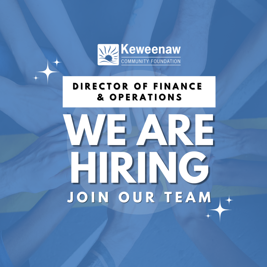 We're Hiring - Director of Finance and Operations