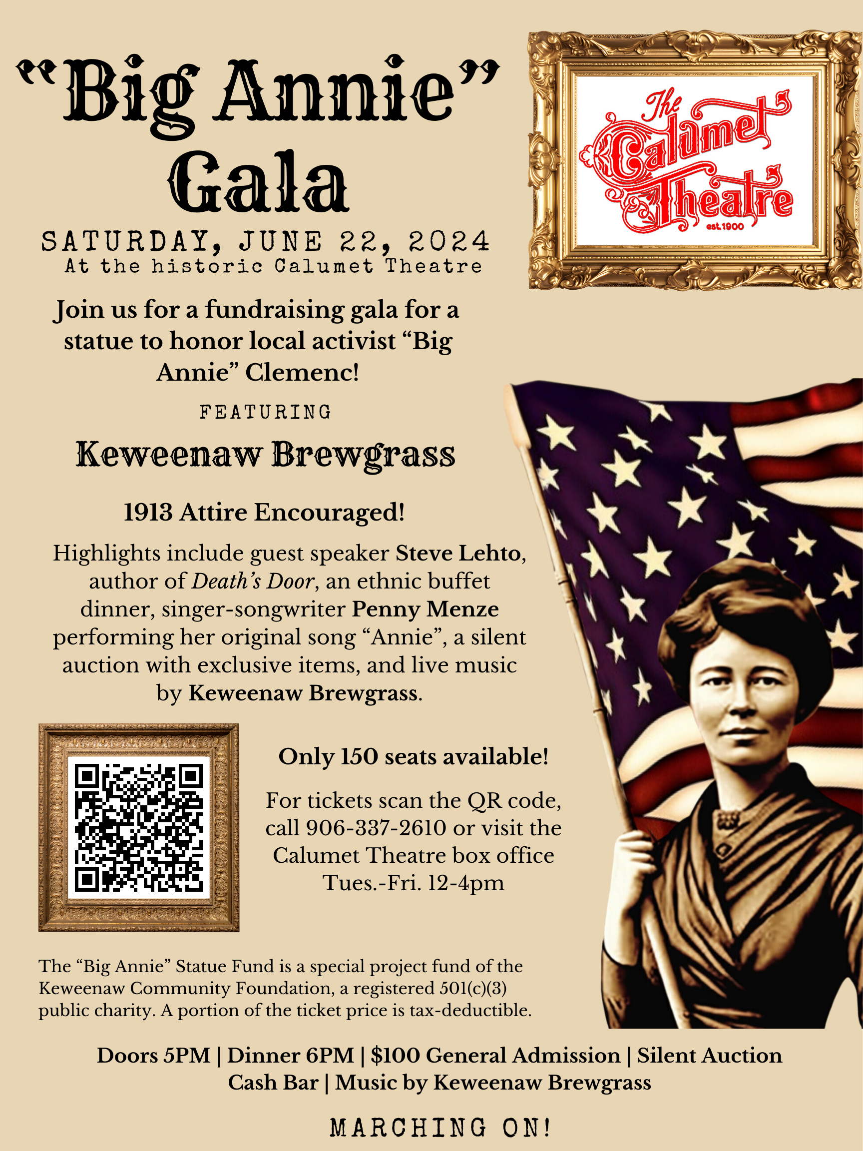 "Big Annie" Gala - June 22, 2024 - tickets now on sale!