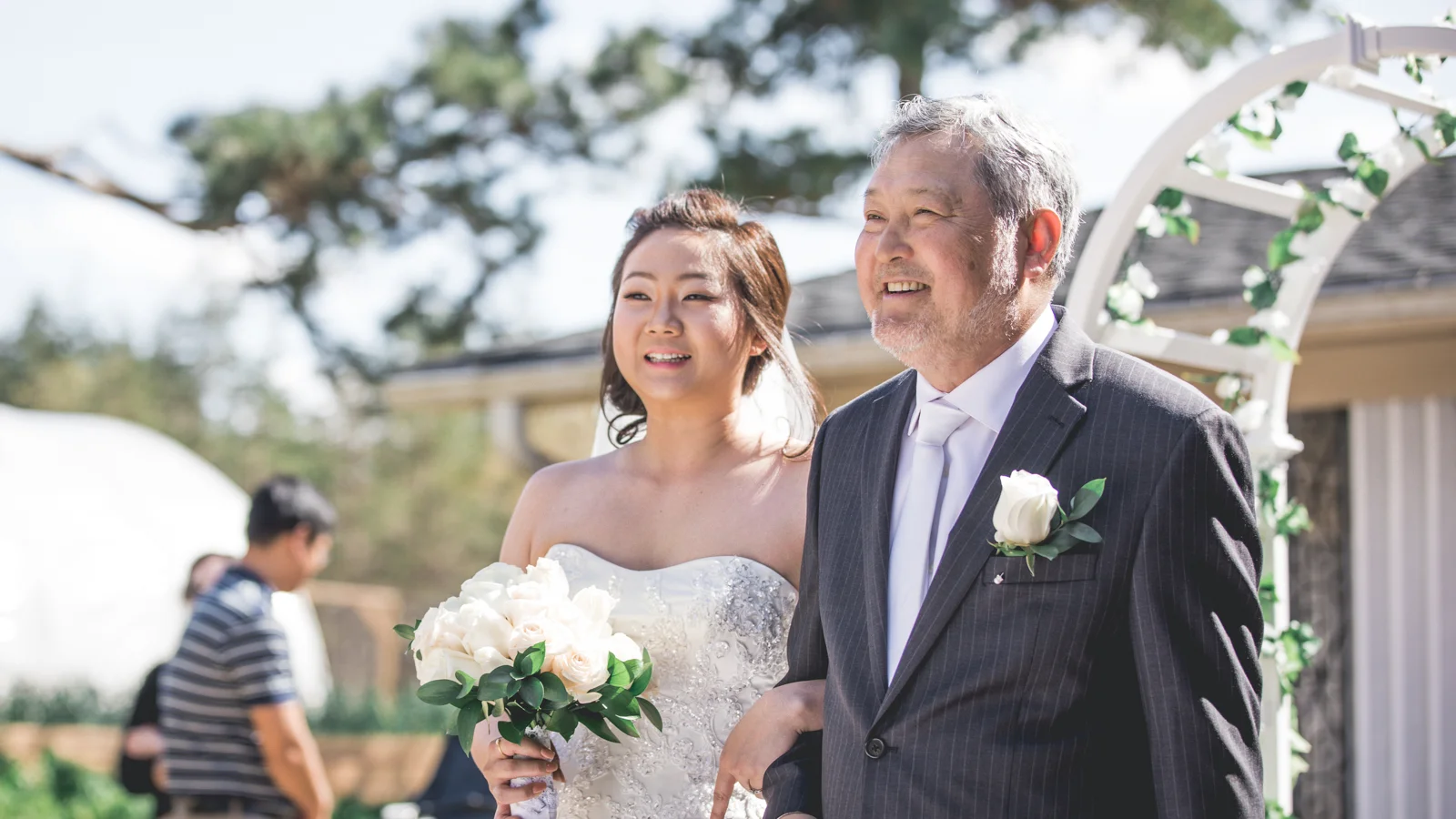 Korean Father walks daughter down the aisle