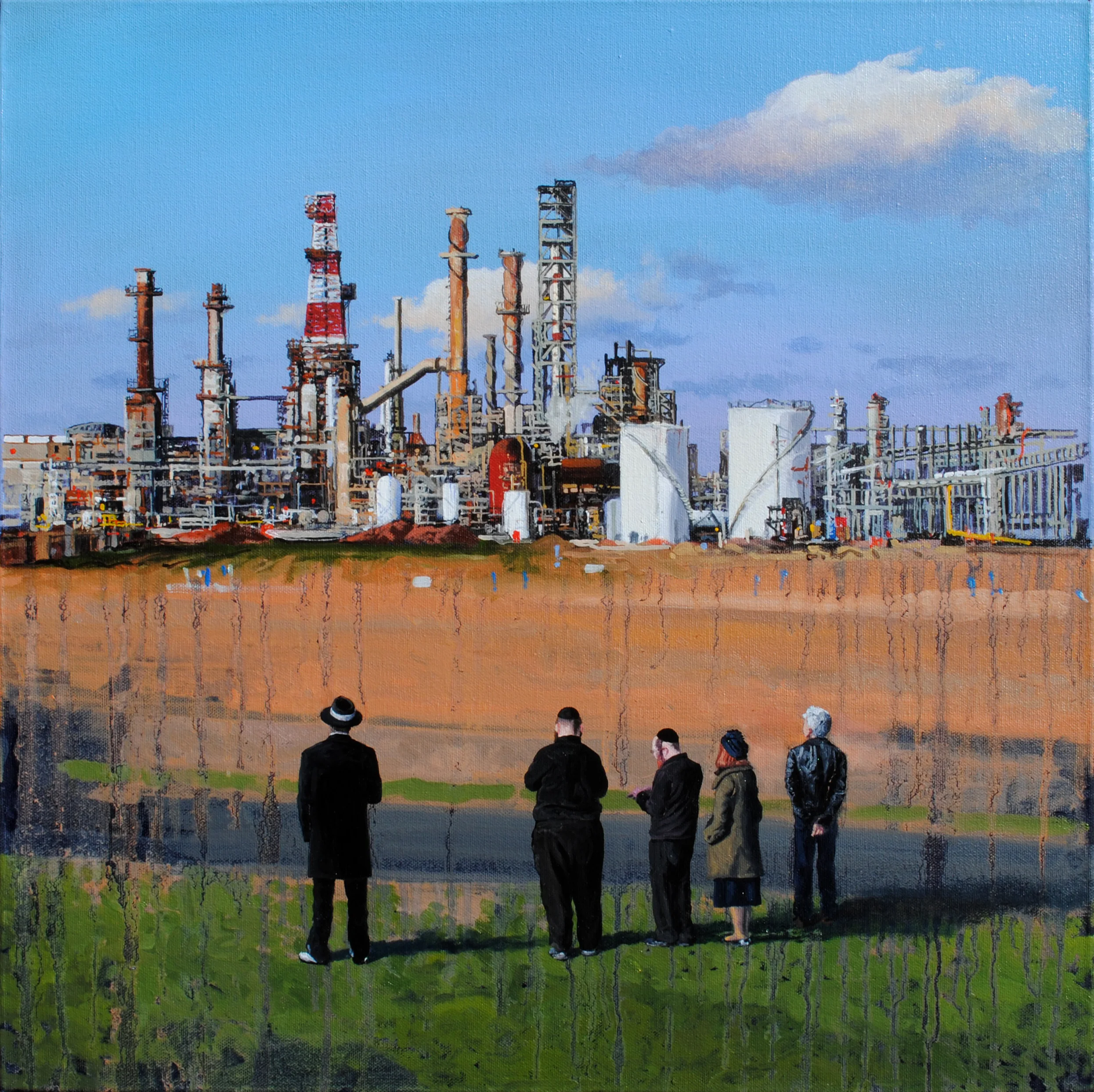  “Presentiment - Purify” oil on canvas, h 20” x w 20”, 2013 
