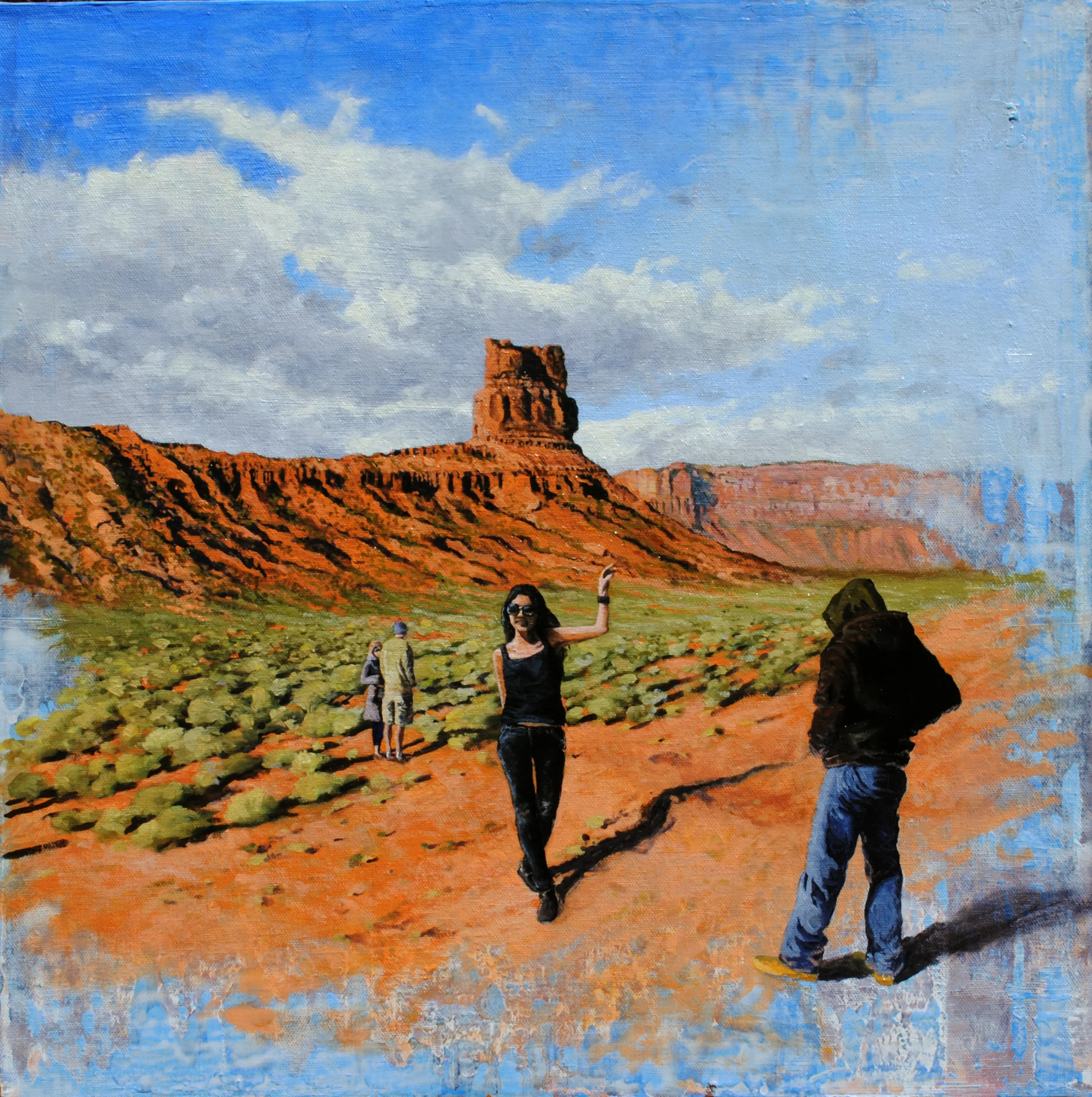  “Presentiment - Sediment” oil on canvas, h 20” x w 20”, 2012 