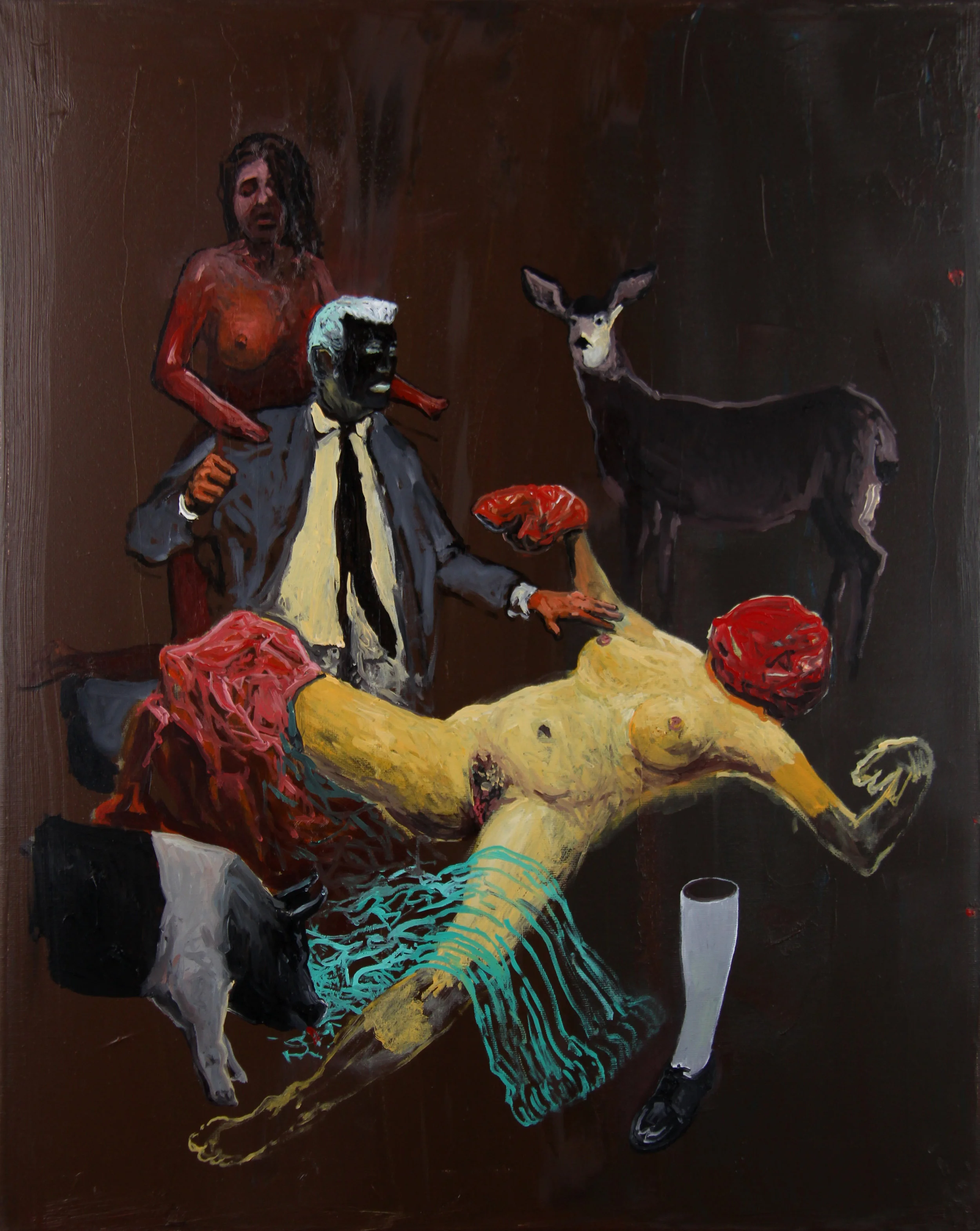  “Land of the Free - 130” oil on canvas, h 20” x w 16”, 2016 
