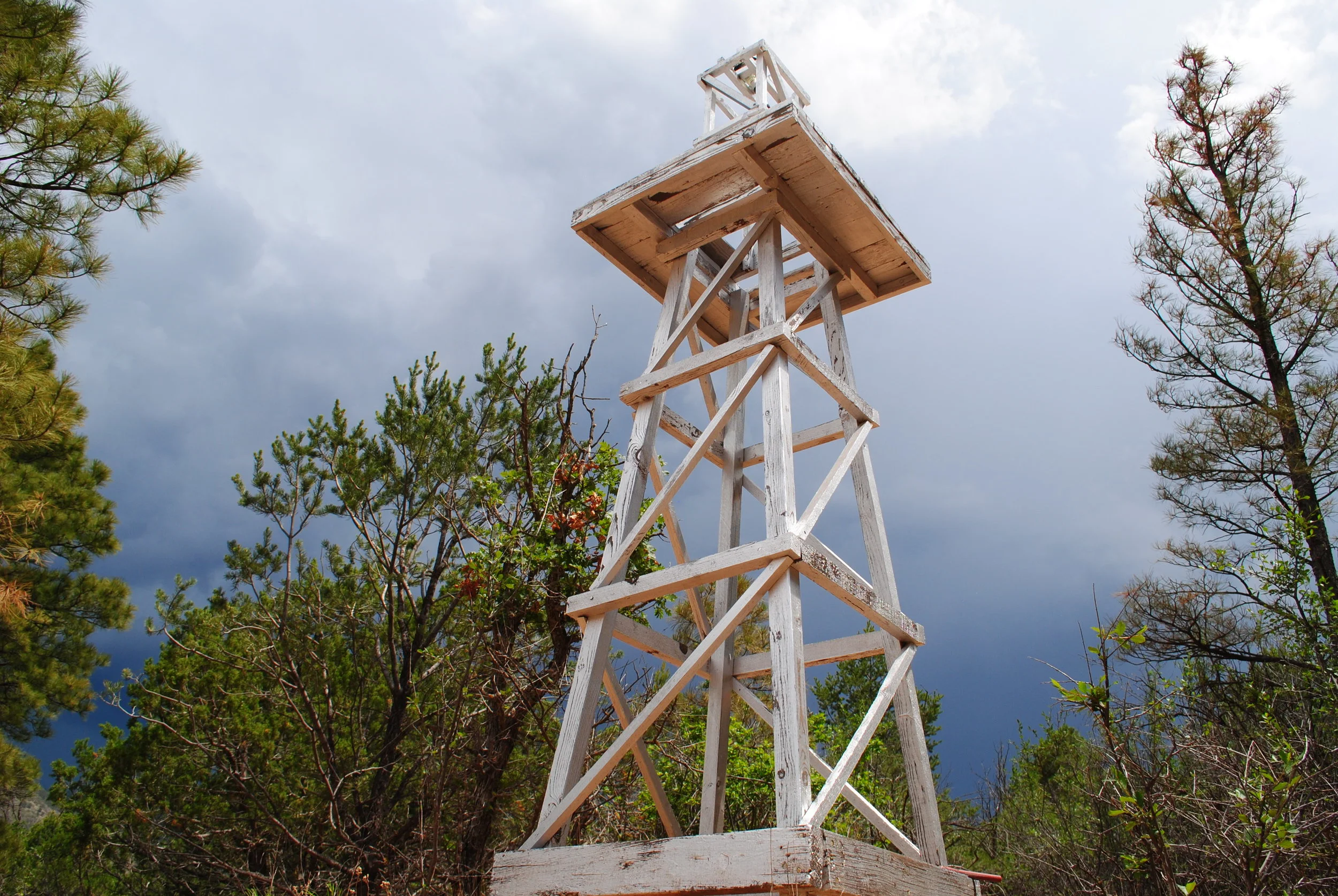  “Oil Derrick” recycled wood, 2012 