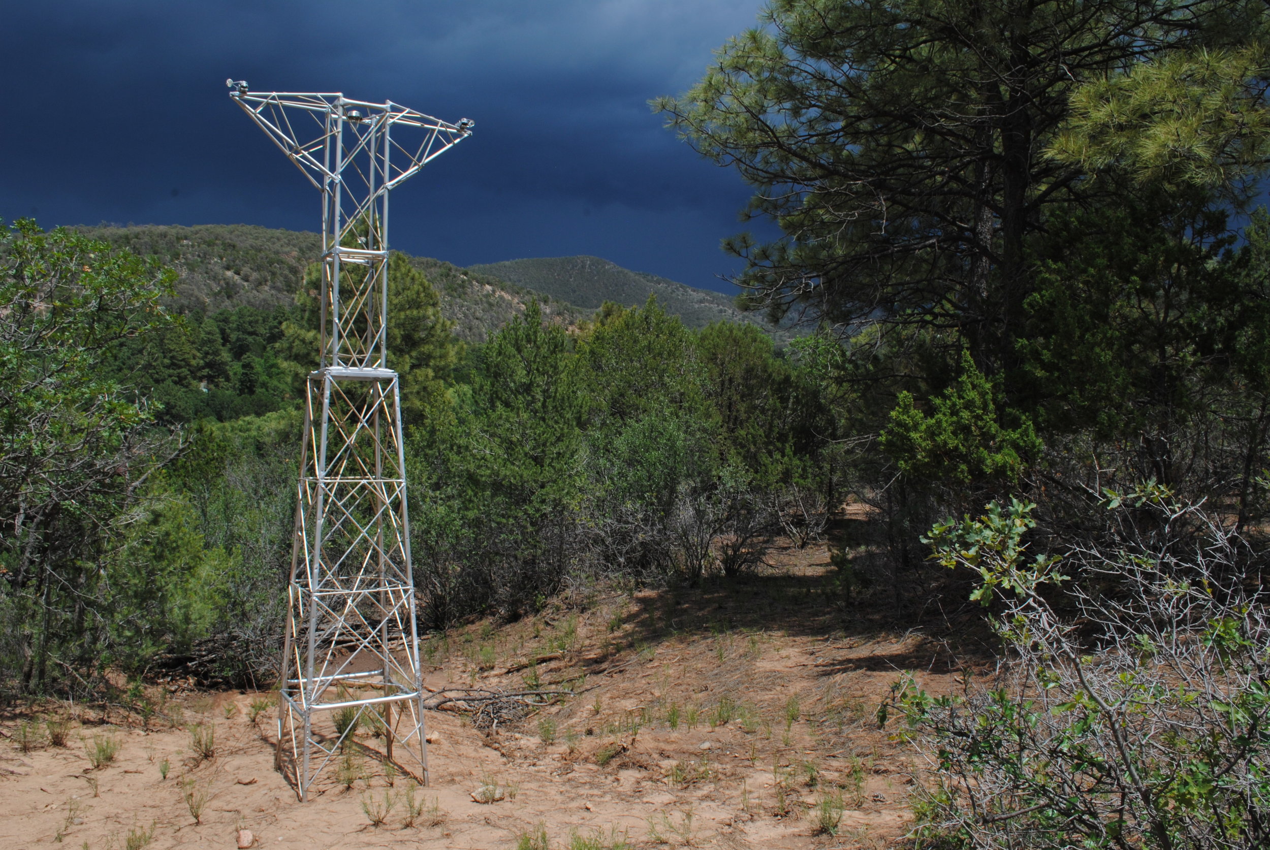  “High-voltage Transmission Tower” recycled aluminum antenas, 2012 