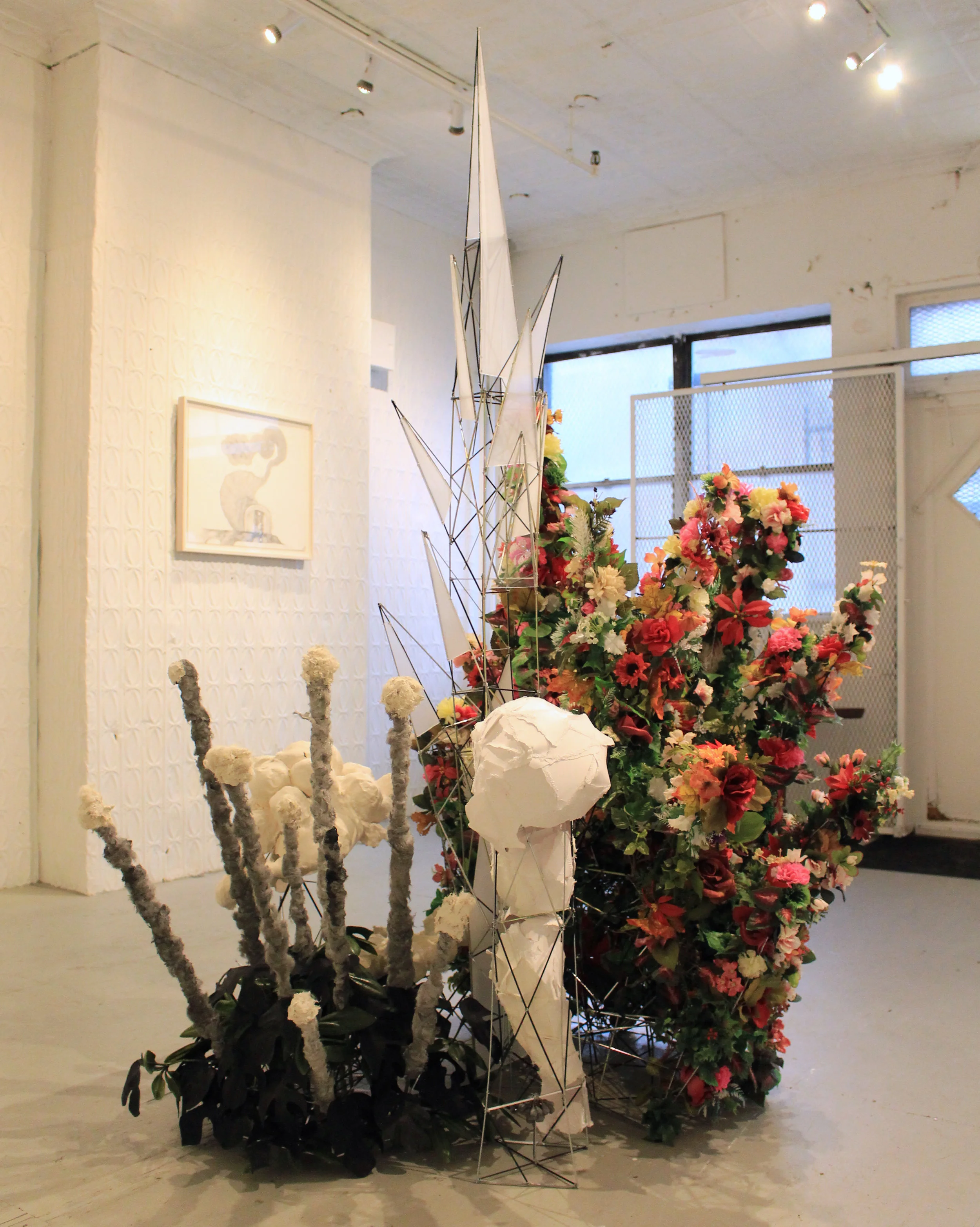  “Airstrike” mixed media assemblage, 2016 by David Nakabayashi &amp; Jenni Lukasiewicz 