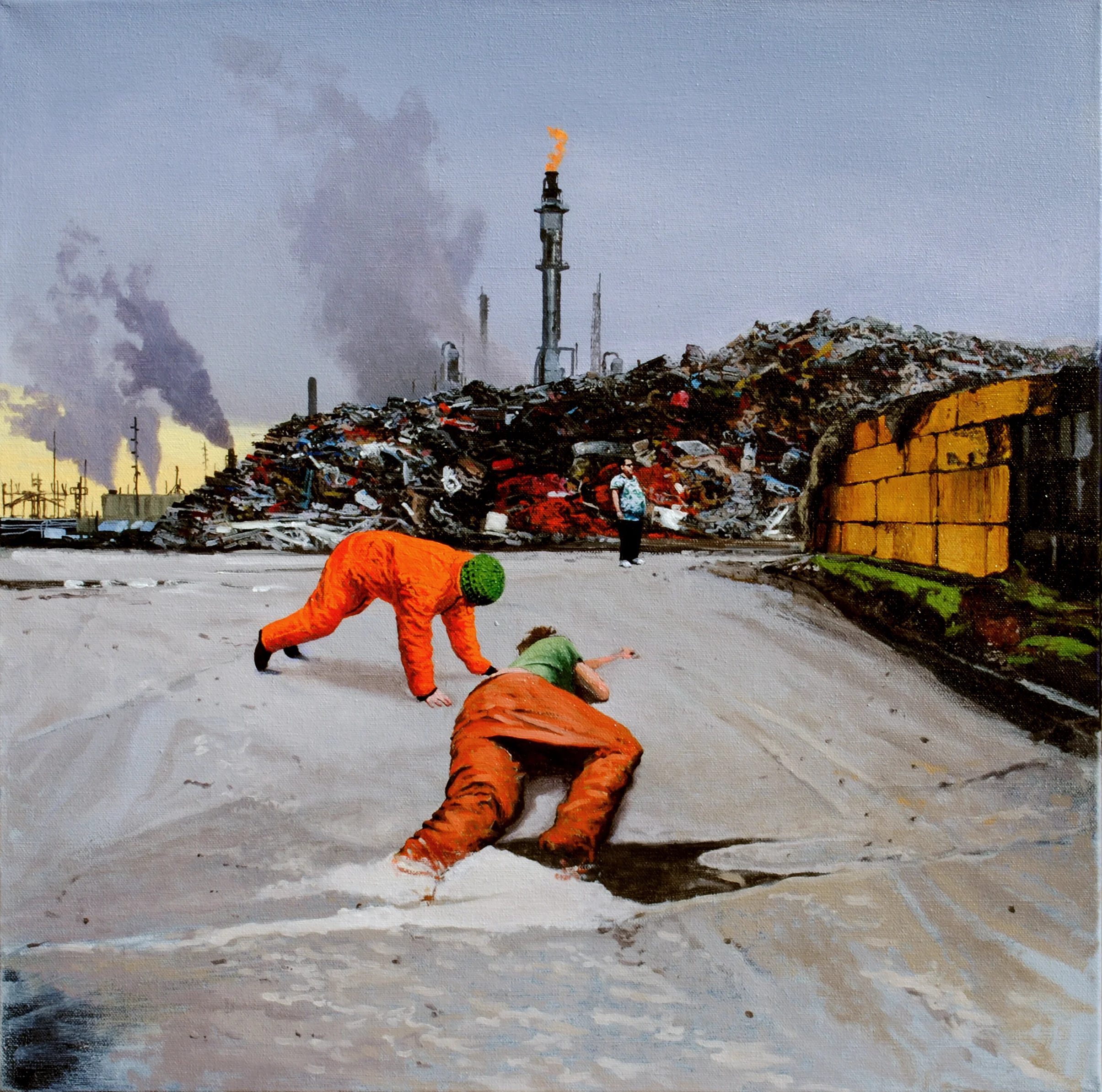  “Presentiment - Salvage” oil on canvas, h 20” x w 20”, 2013 