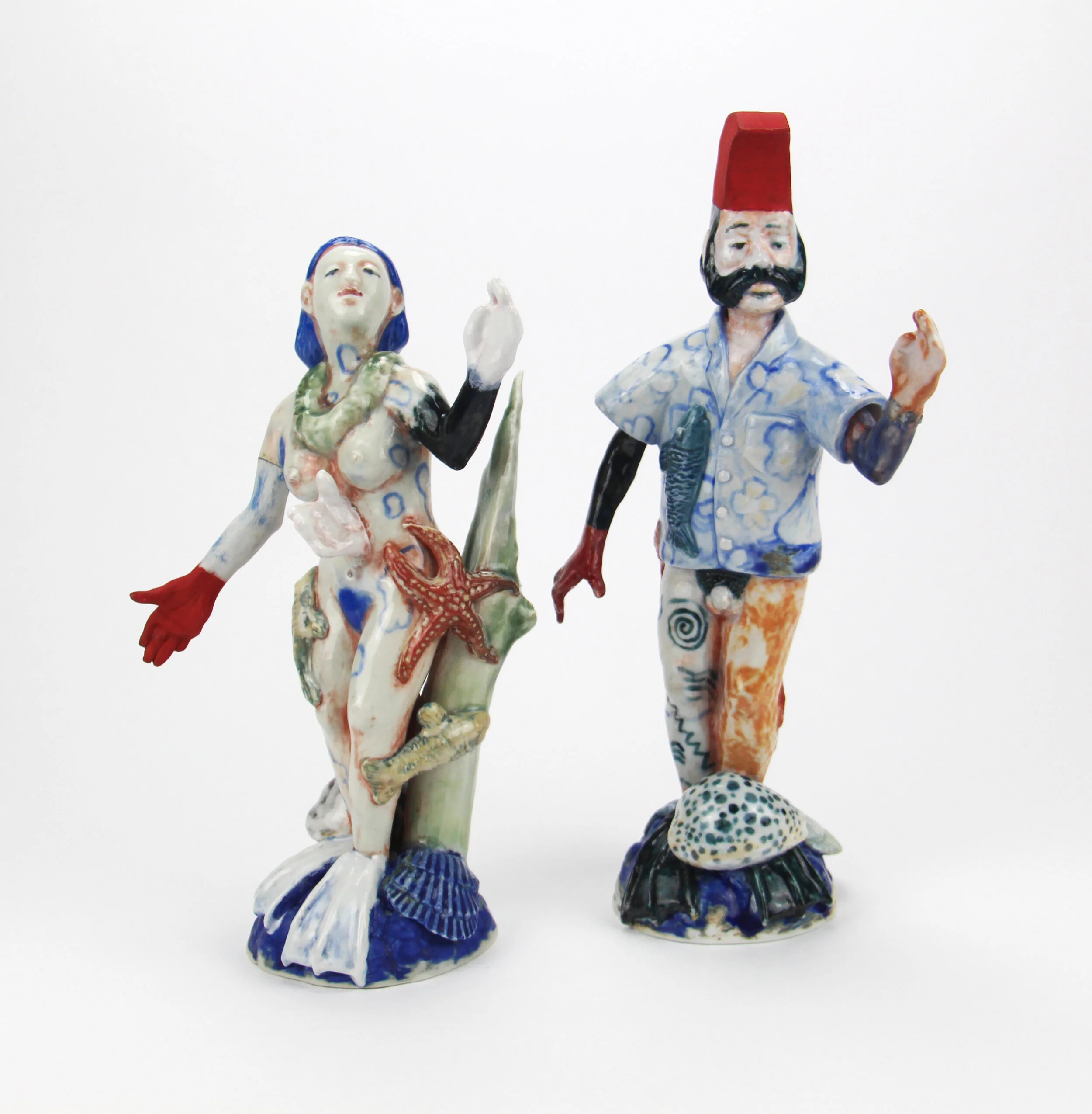  “Mea Ho’oili &amp; Luna’ai - 3” porcelain, 2019 