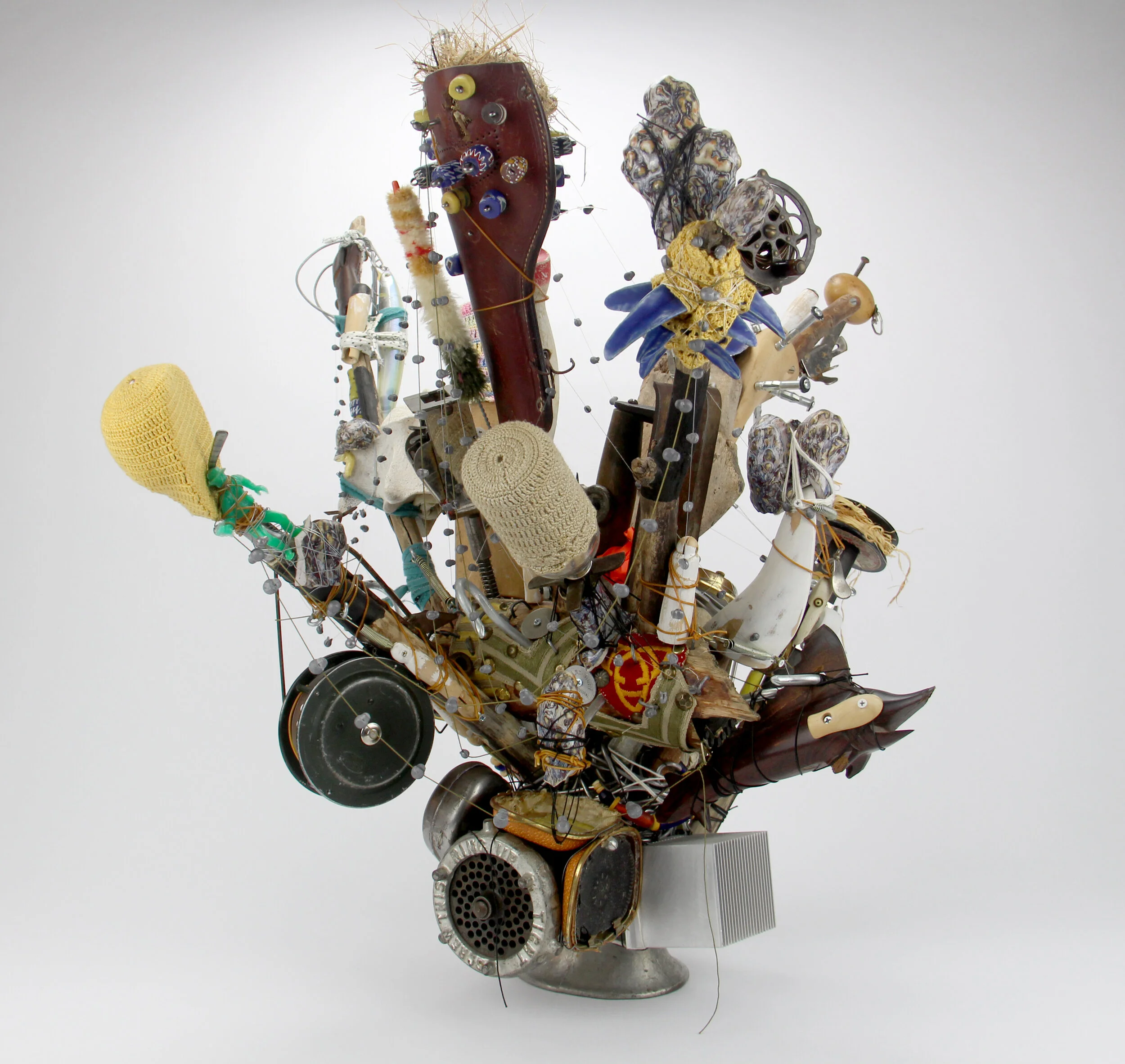  “Airstrike - 56” found object assemblage, 2020 