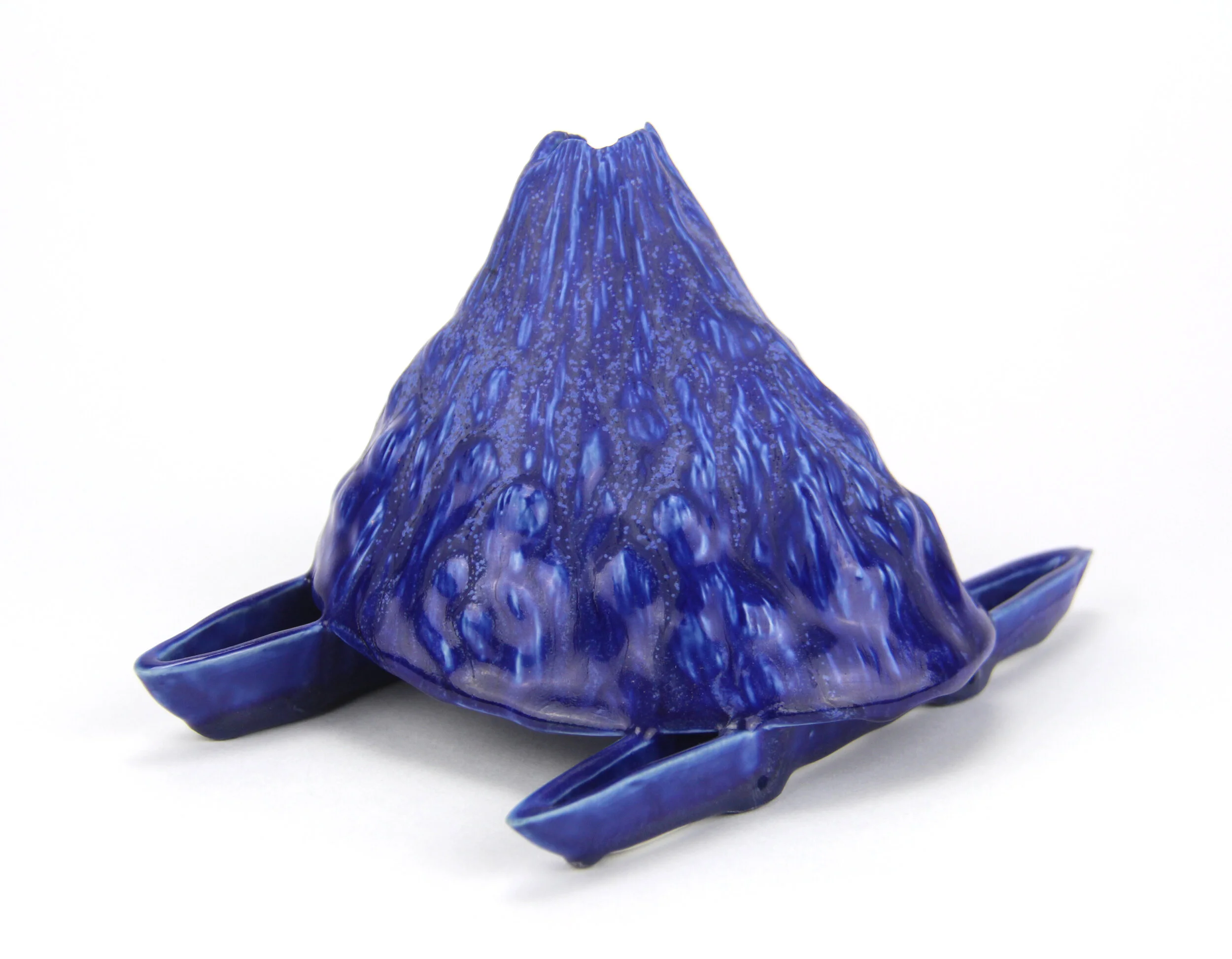  “Volcano Canoe” slip cast porcelain, 2019 