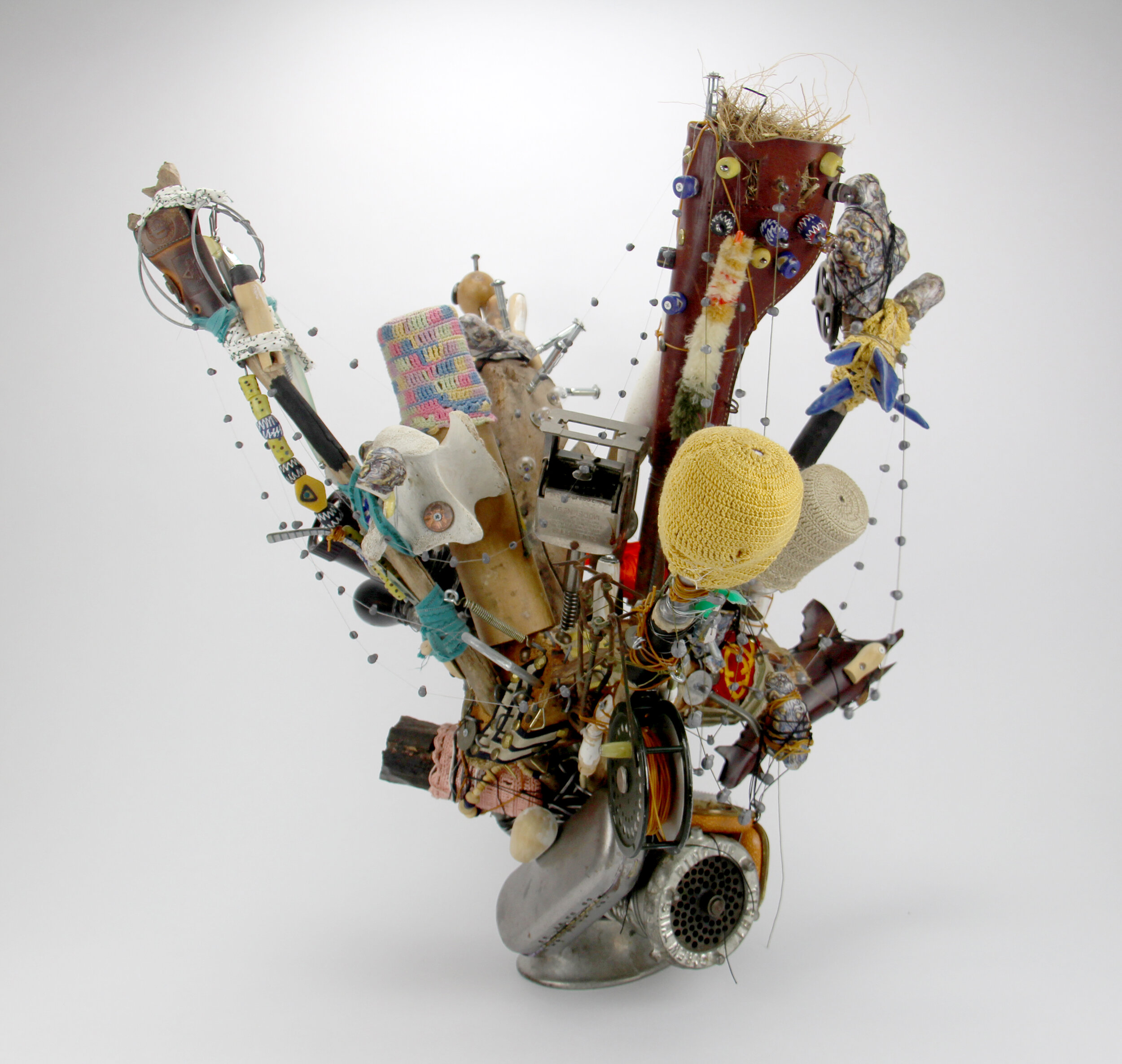  “Airstrike” mixed media assemblage, 2020 