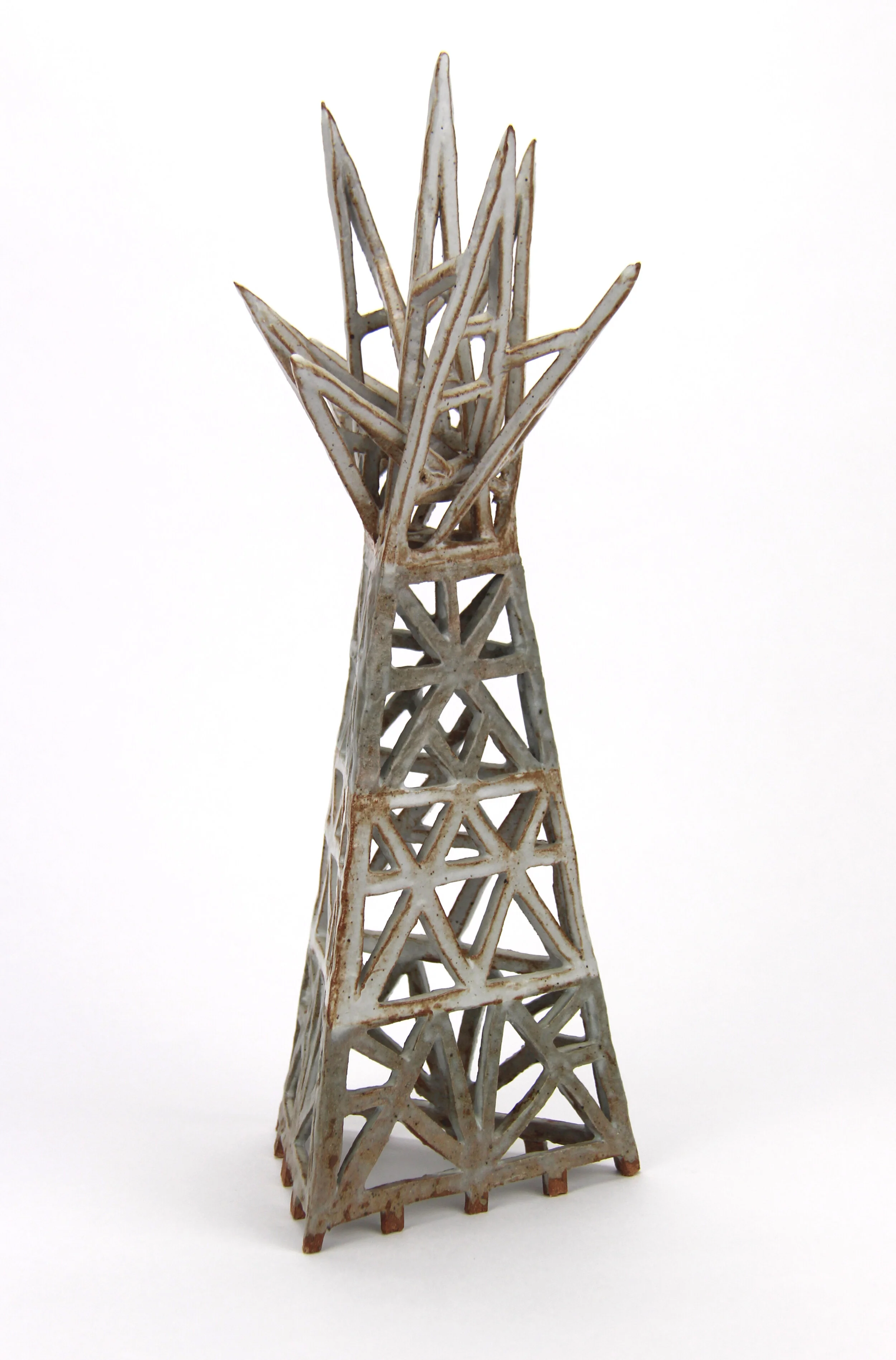  “High-voltage Transmission Tower” T-1 paperclay, 2018 