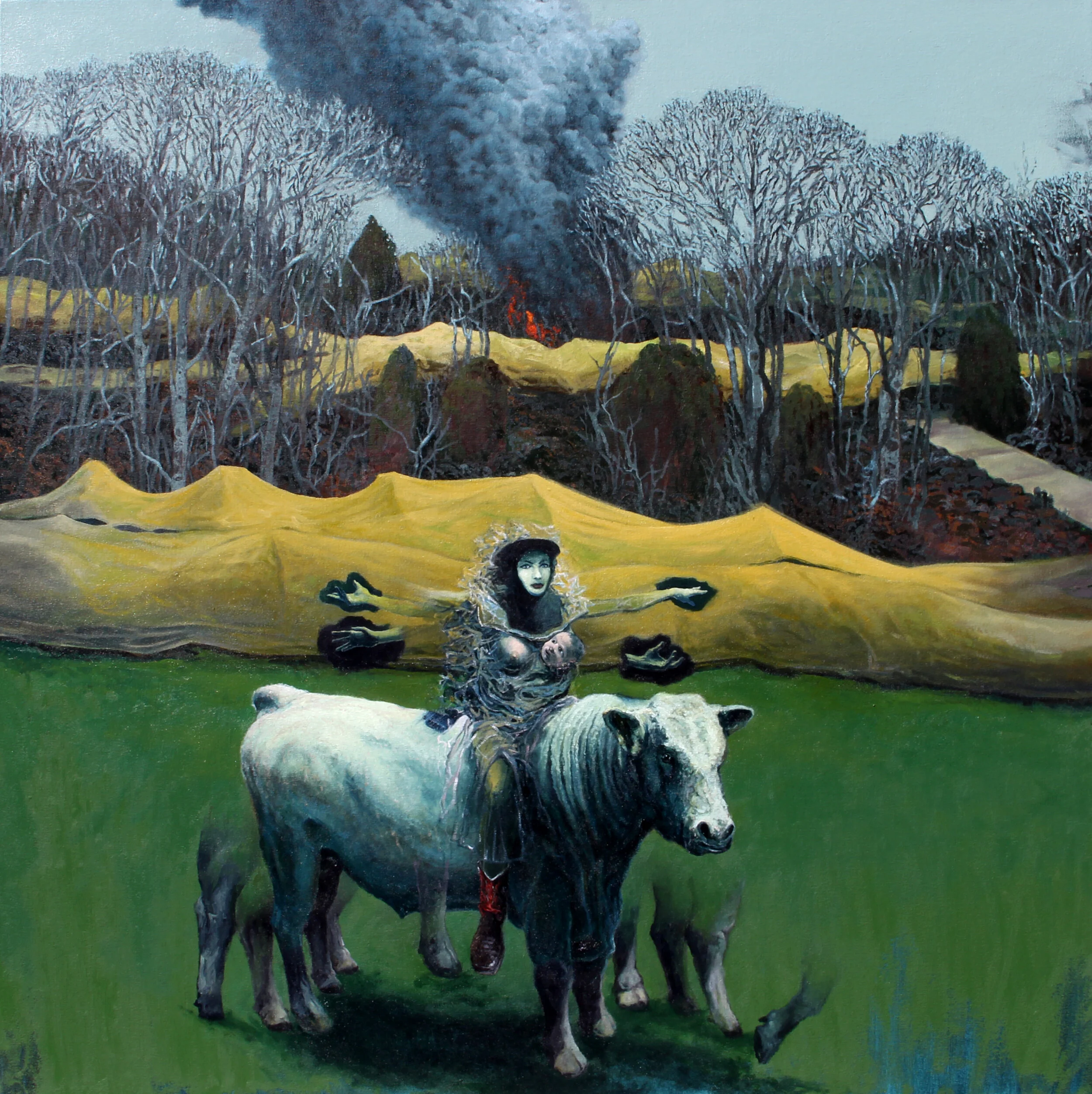  “Land of the Free - 05”   oil on canvas, h 36” x w 36”, 2016 