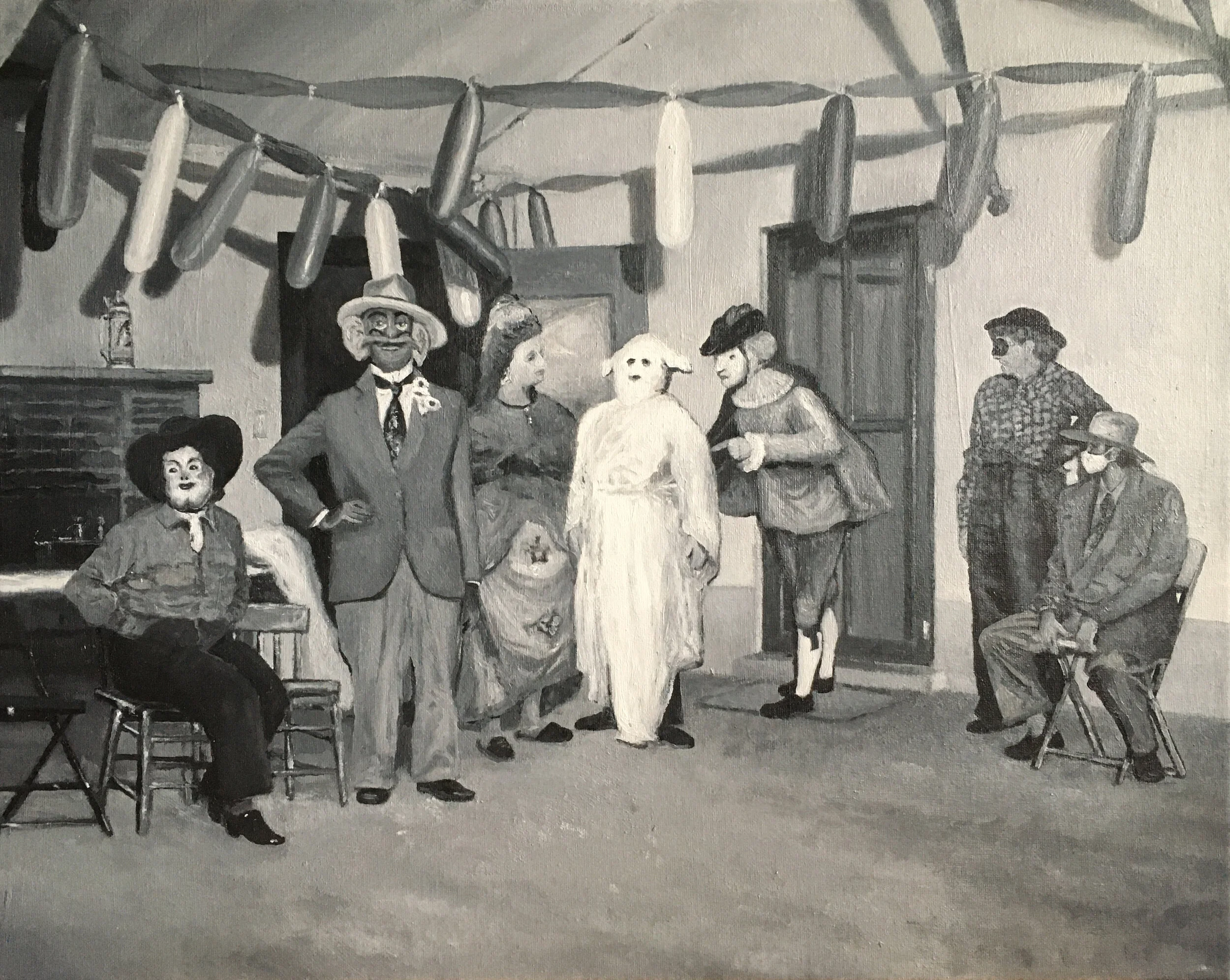  “Untitled” oil on canvas, h 16” x w 20”, 2020 