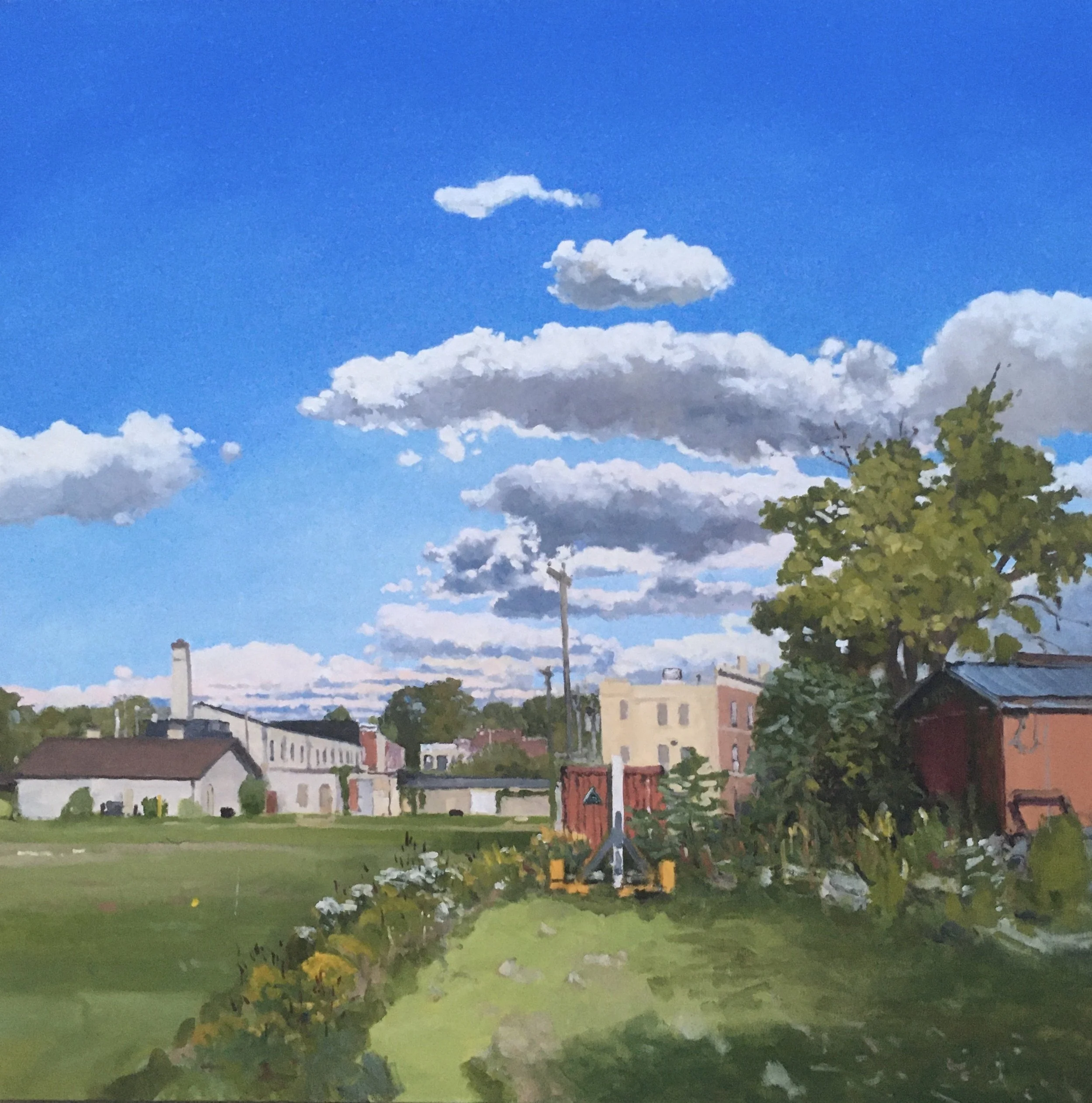  “Painting 74, Michigan-2021-22” Three Oaks, MI oil on canvas, h 36” x w 36”, 2021 