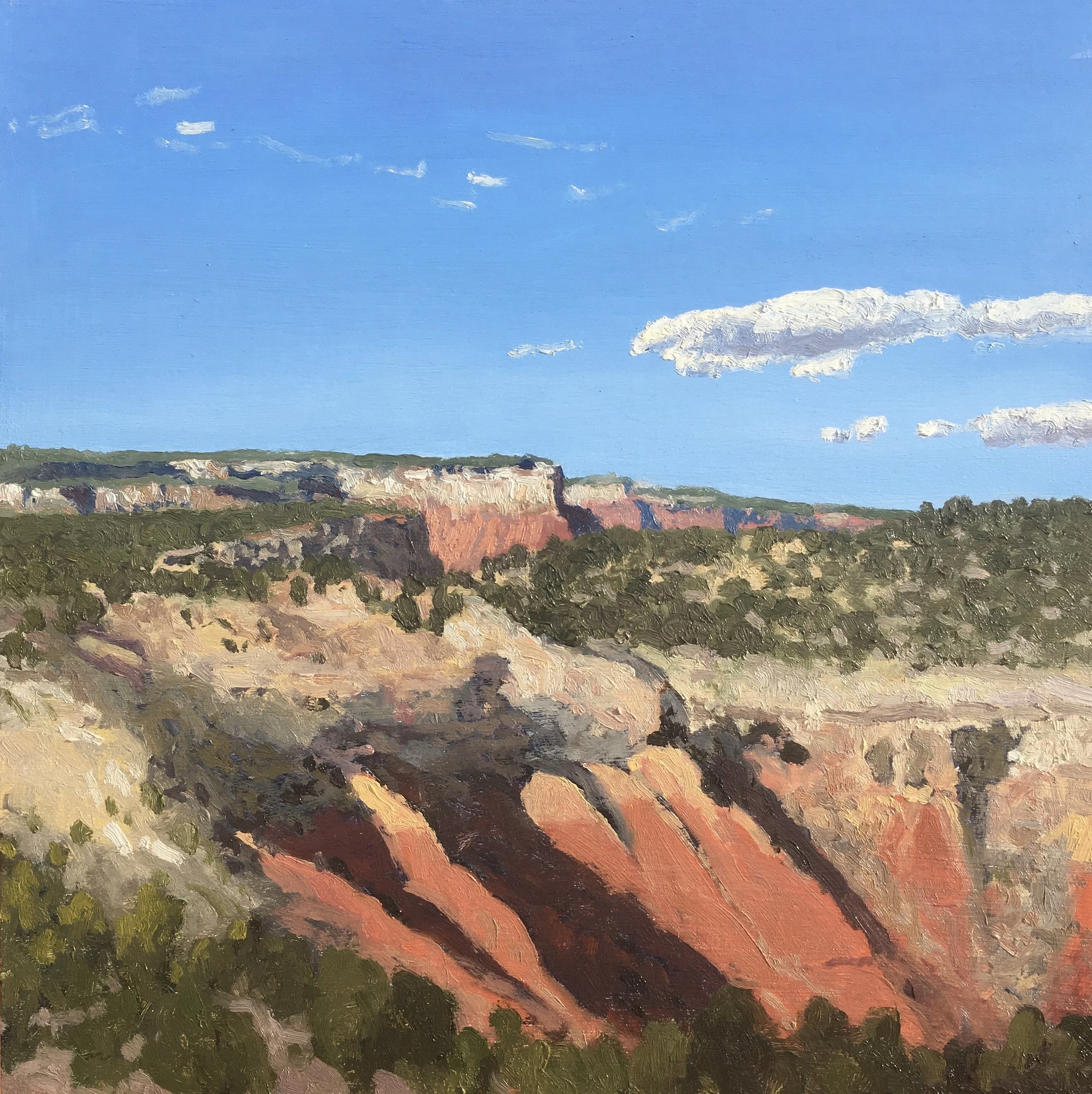  “Painting 91, Utah-2021-11” Circle Cliffs - GSENM, UT oil on wood, h 12” x w 12”, 2021 