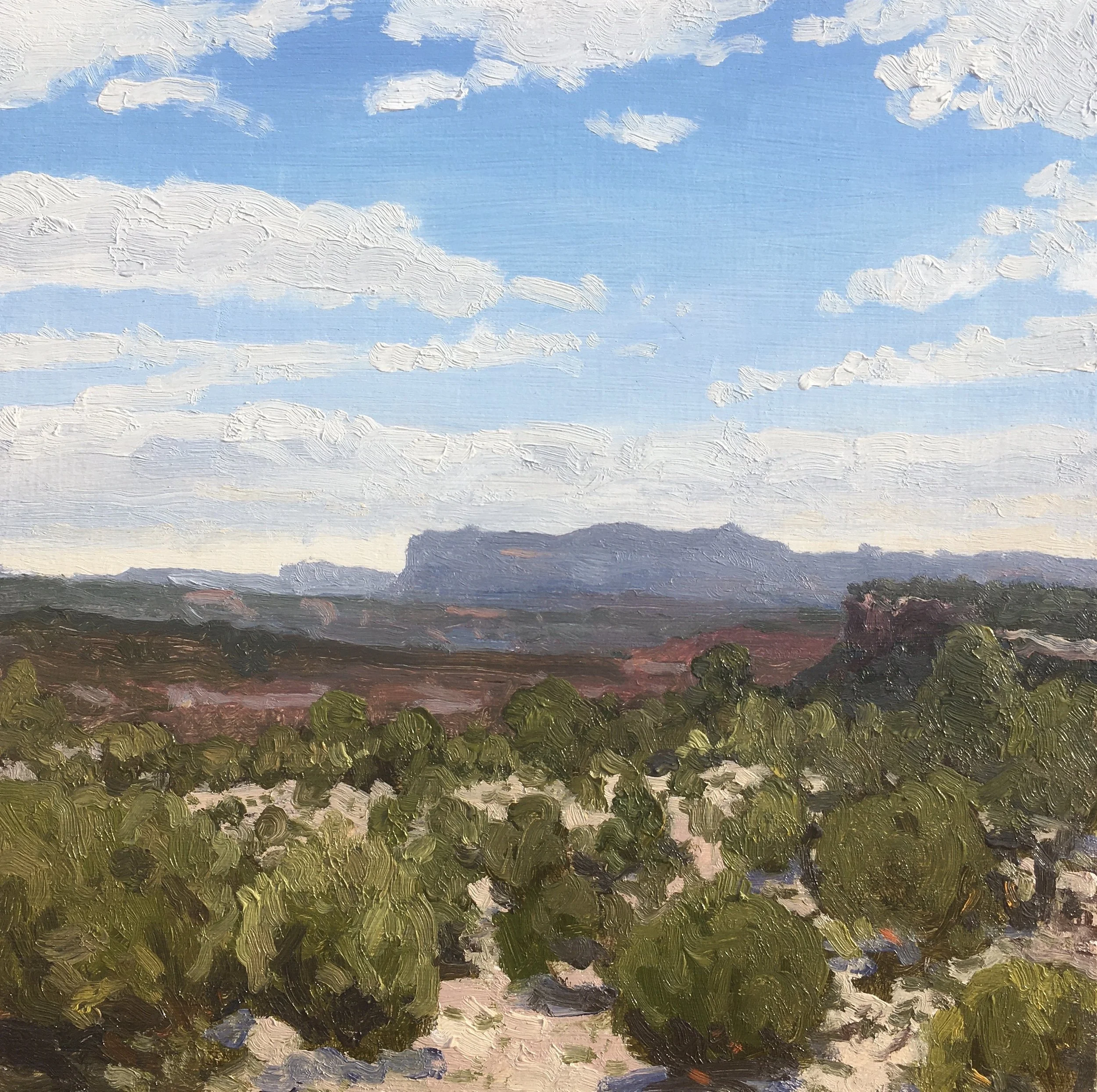  “Painting 94, Utah-2021-14” Circle Cliffs - GSENM, UT oil on wood, h 8” x w 8”, 2021 