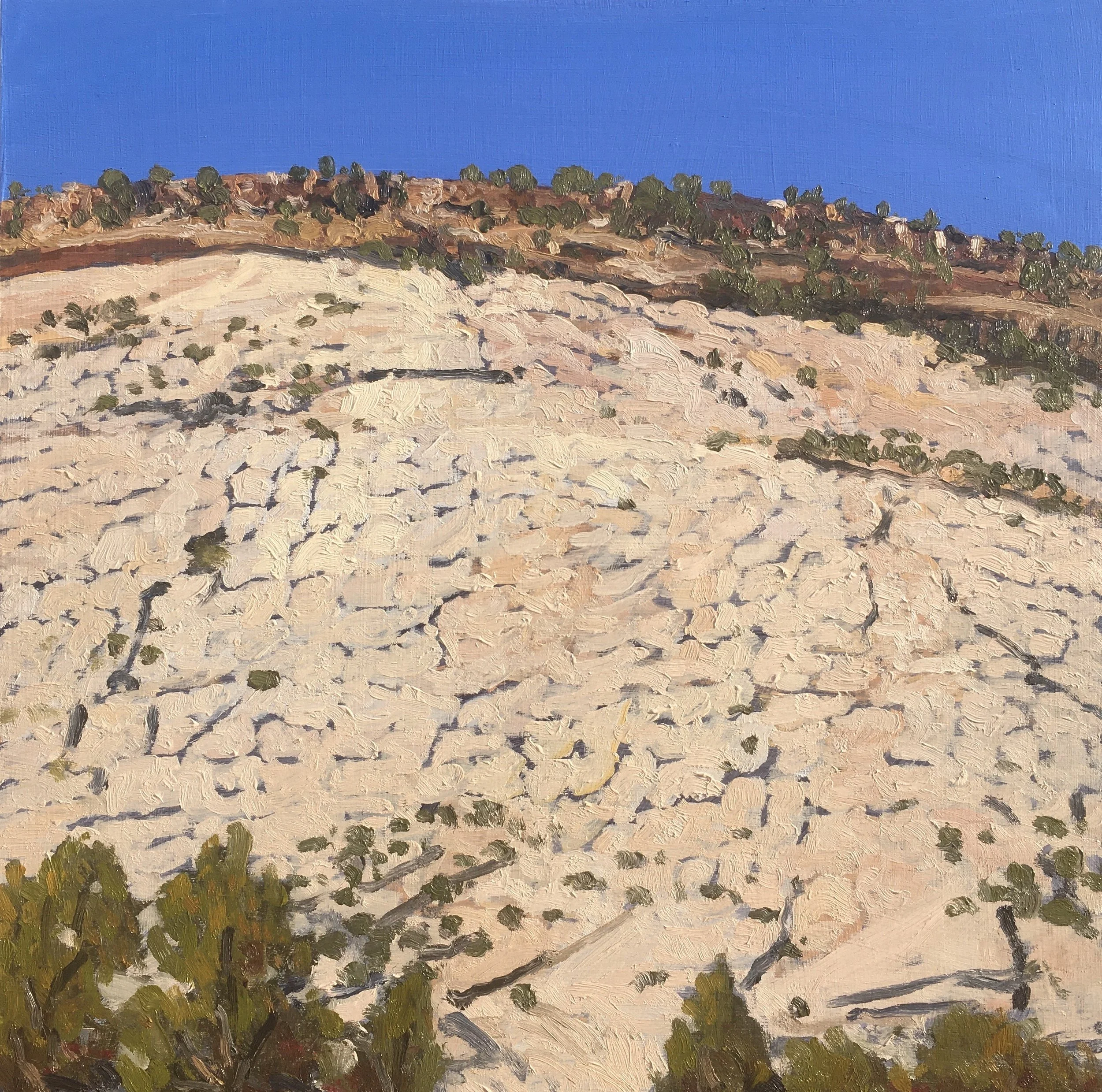  “Painting 105, Utah-2021-25” Boulder - GSENM, UT oil on wood, h 12” x w 12”, 2021 