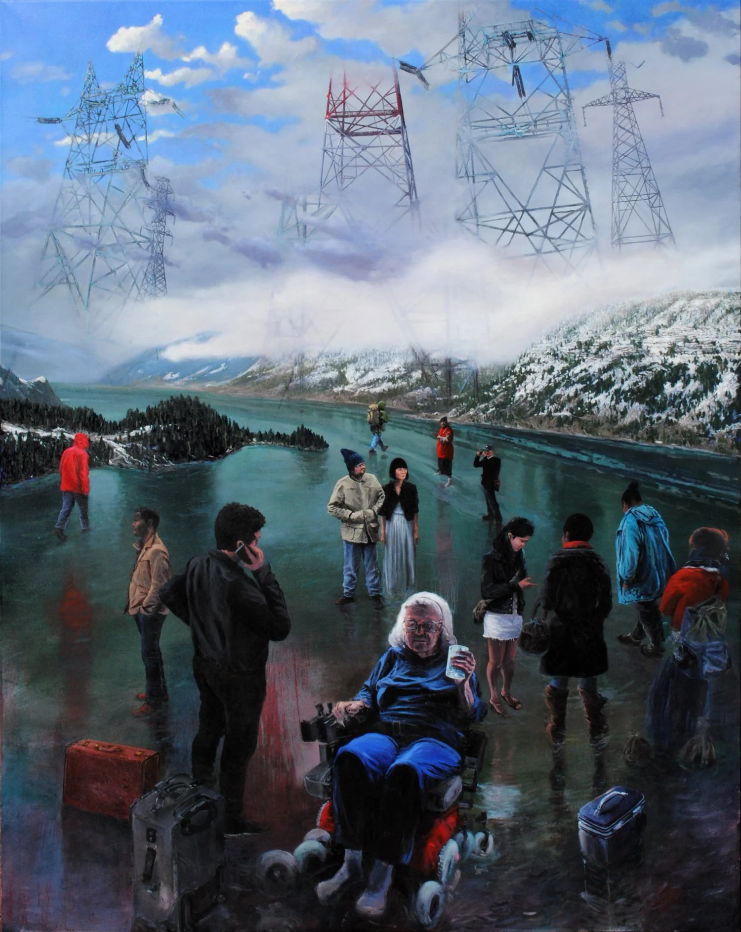  Oil on canvas, h 66” x w 52”, 2012 