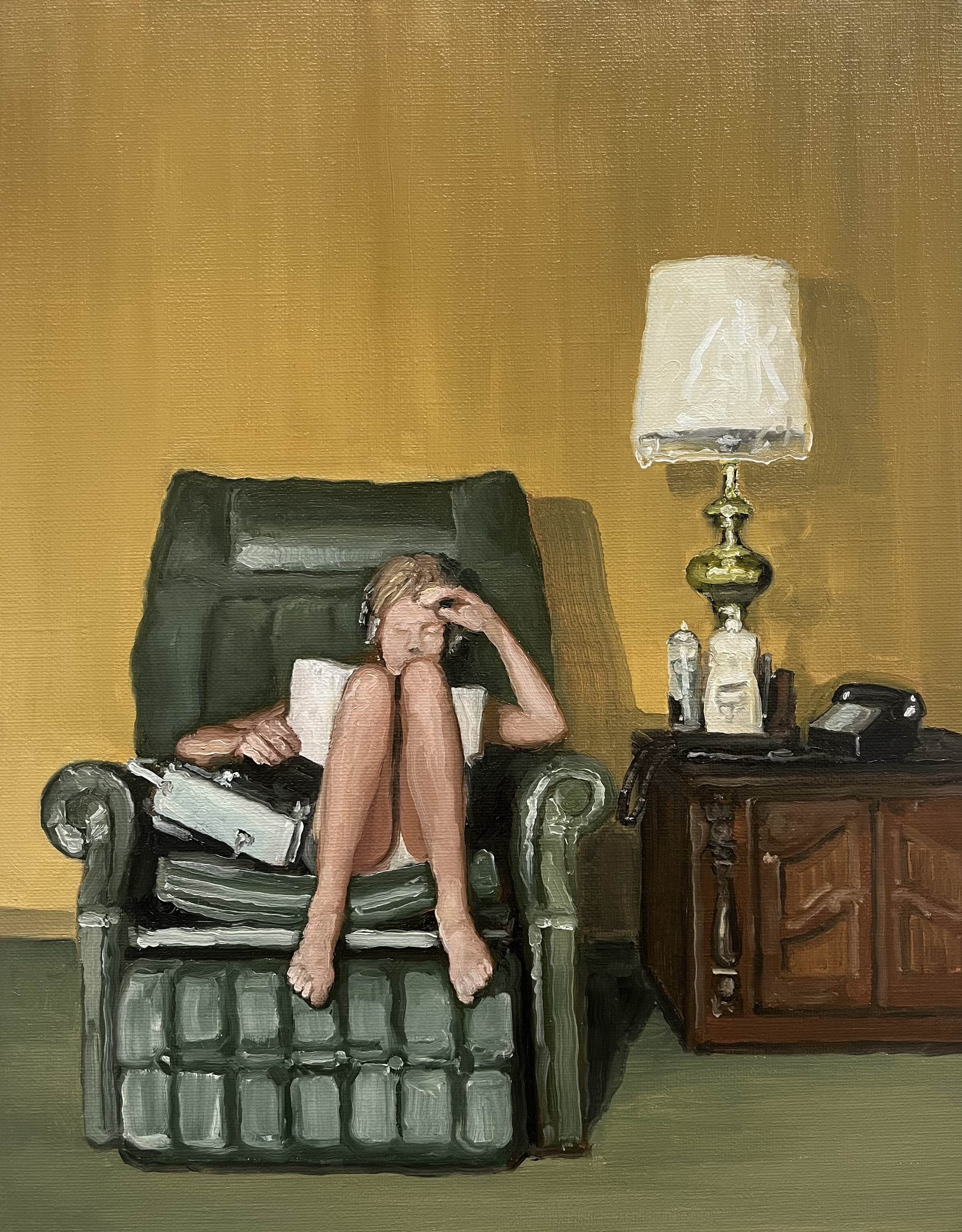  “Leslie” oil on canvas, h 14” x w 11”, 2024 
