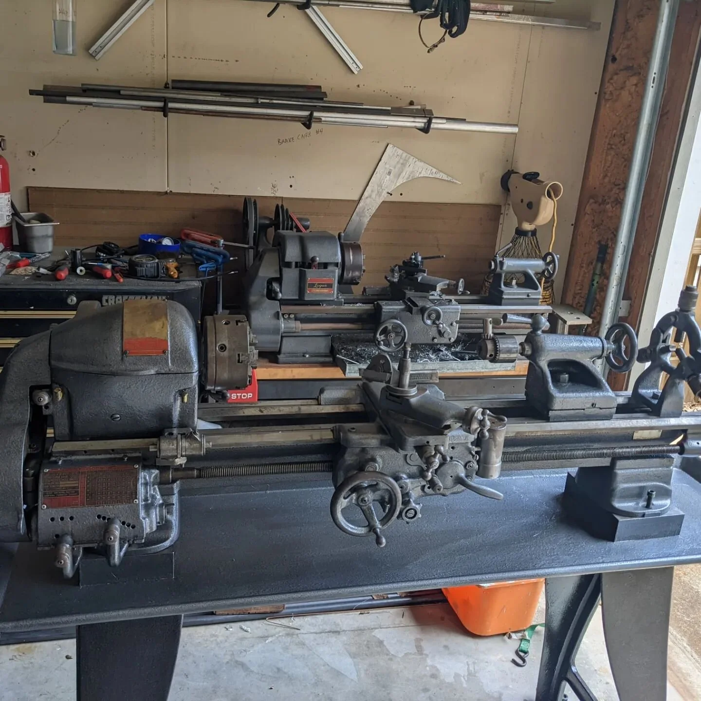 Southbend model a &amp; Logan 400. 
.
.
.
.
.
.
#southbend #logan #caferacer #bobber #custombike #motorcycle #scrambler #chopper #biker #custom #motolife #harleydavidson #electricbike #ebike #sidecar #bikelife #bikelifestyle #lowrider