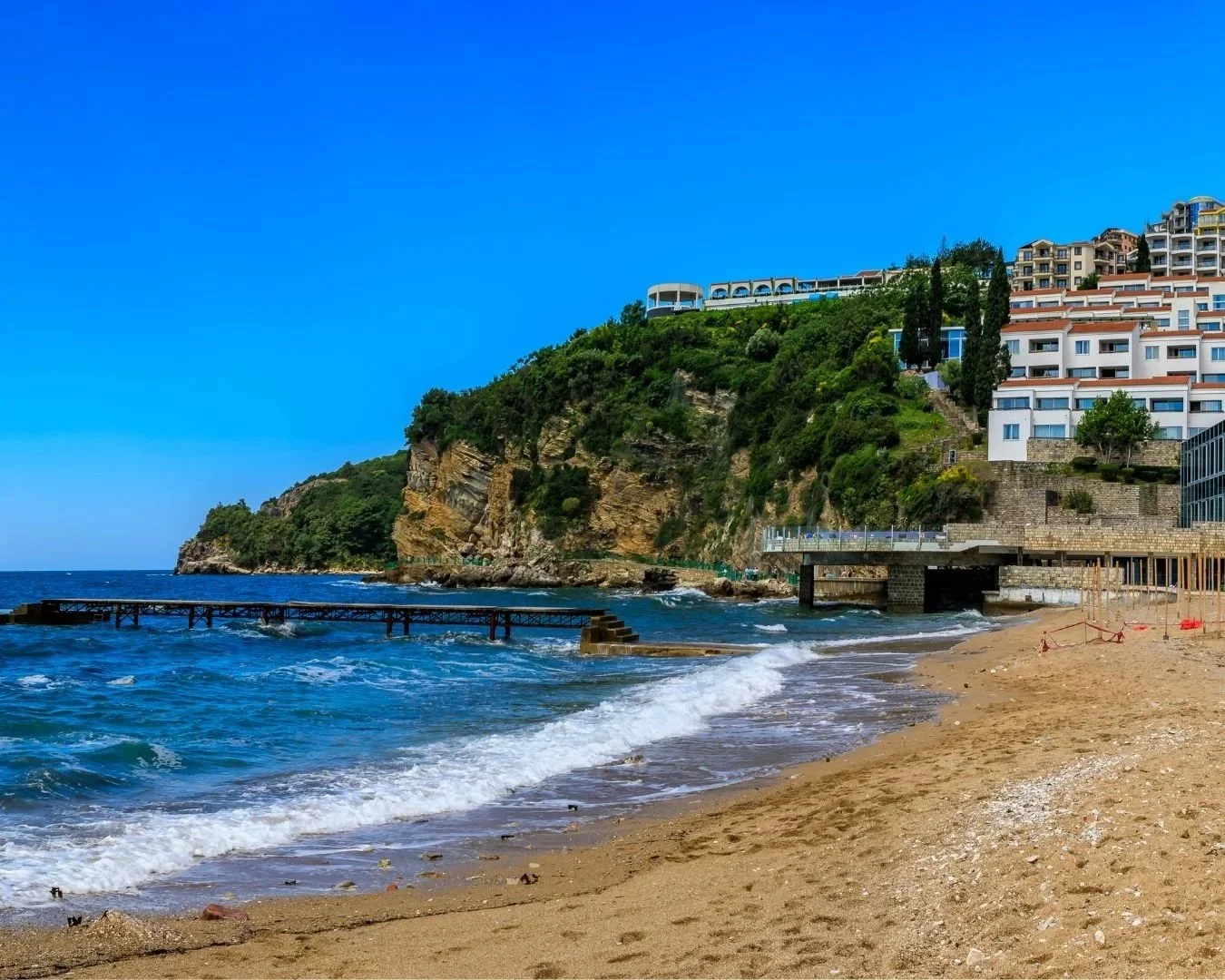 Richard’s Head Beach in Budva.