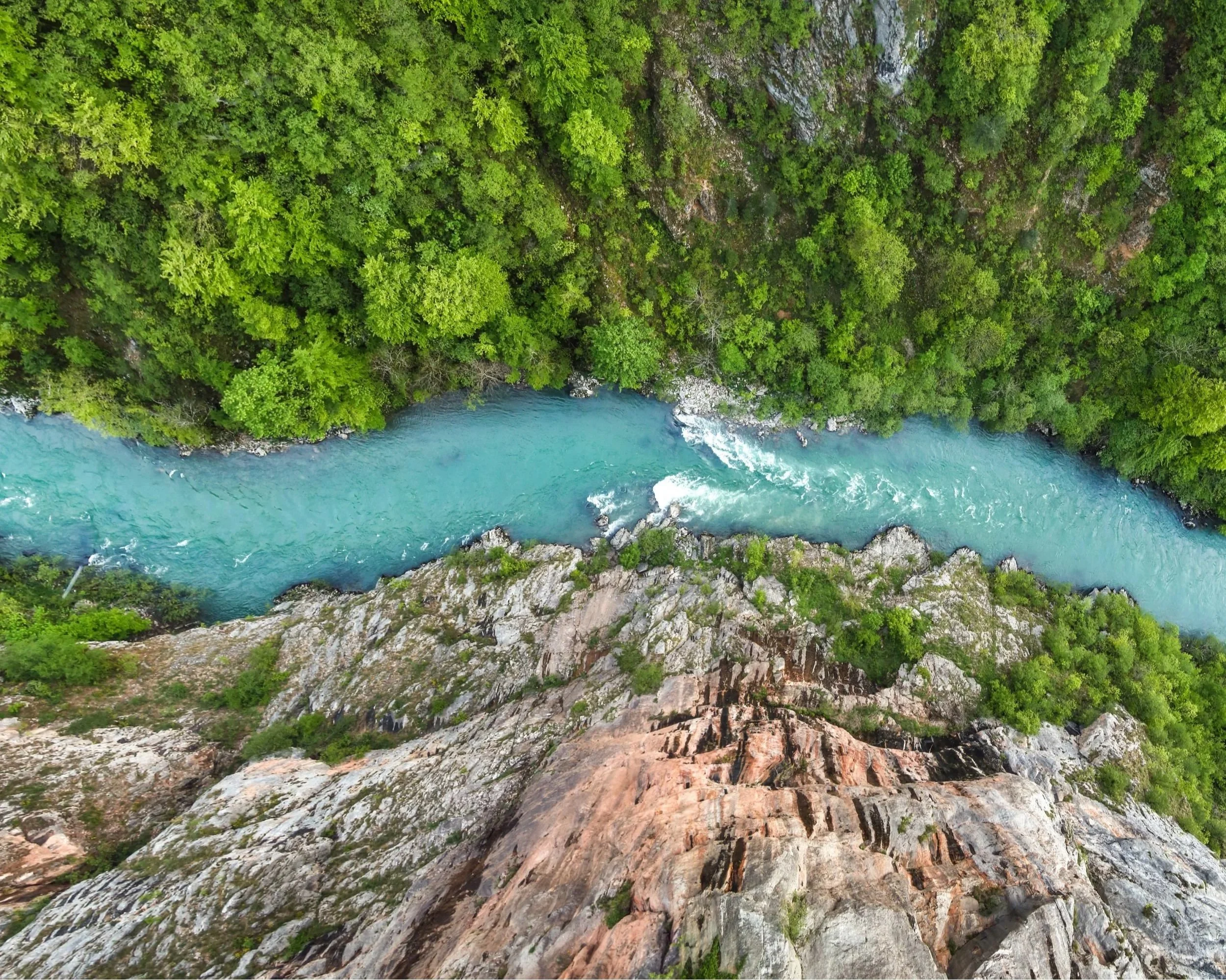 View of the Tara River Canyon in Montenegro