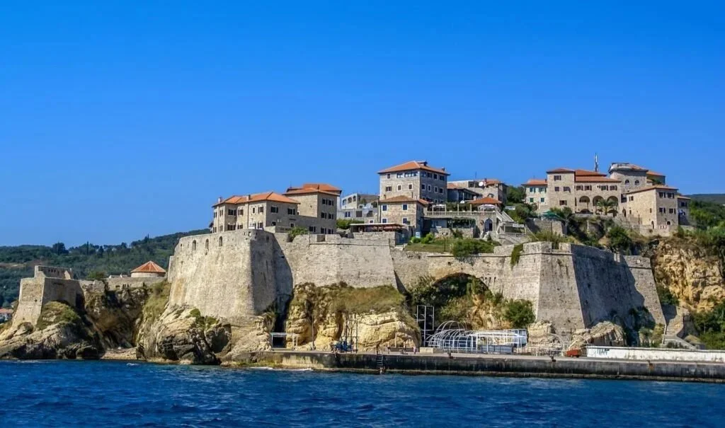 Ulcinj Old Town Fortress.