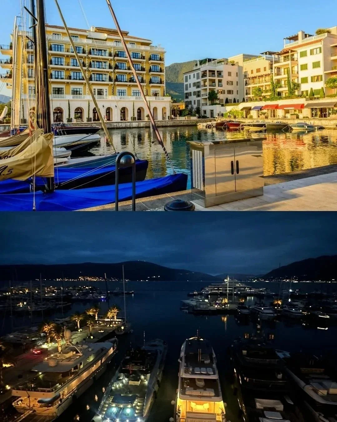 Porto Montenegro luxury marina in Tivat