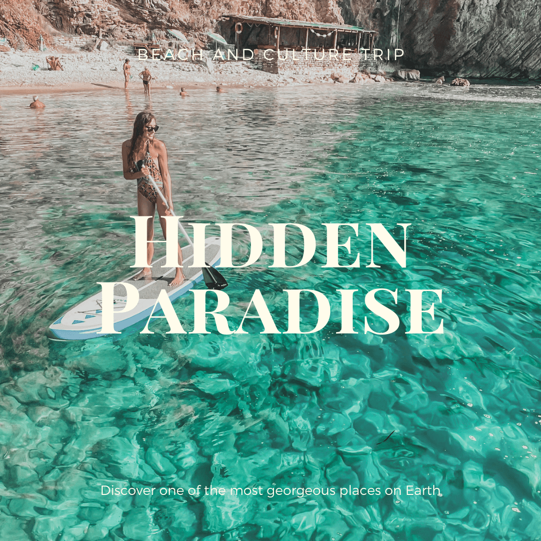 Hidden paradise beach in Budva private tour