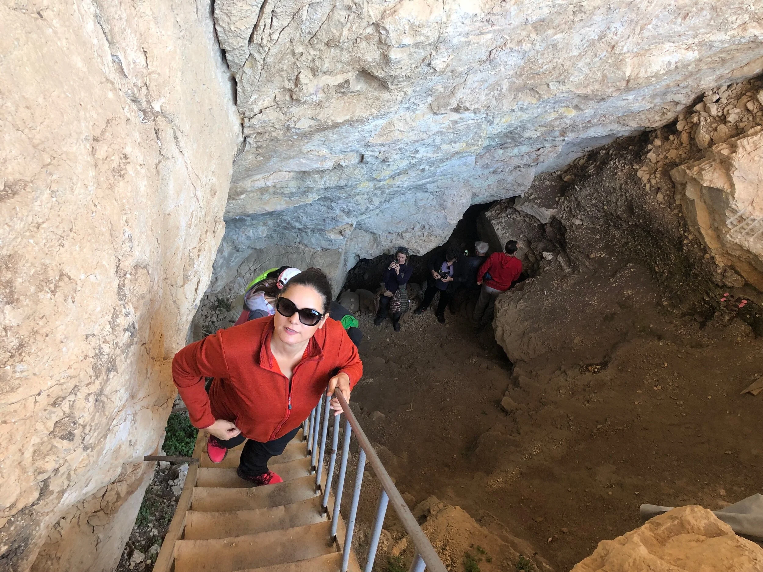 Visiting Red Cave near Niksic