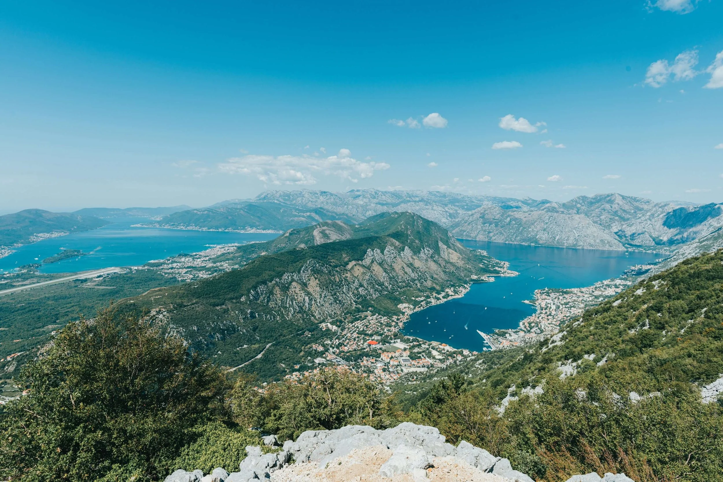 views above kotor bay