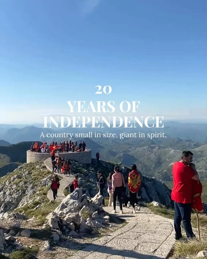 20 years of independence 🇲🇪

Yesterday, Montenegro celebrated 20 years of independence and today we&rsquo;re simply feeling grateful and proud.

Proud of our mountains, our sea, our traditions, our people, and the spirit that makes this country so 