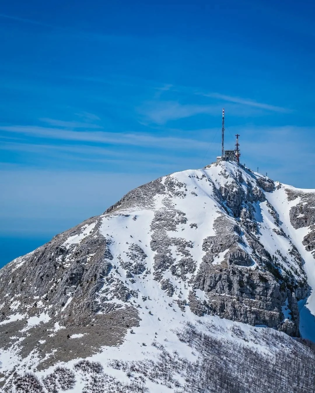 Štirovnik peak on Lovćen mountain in Montenegro