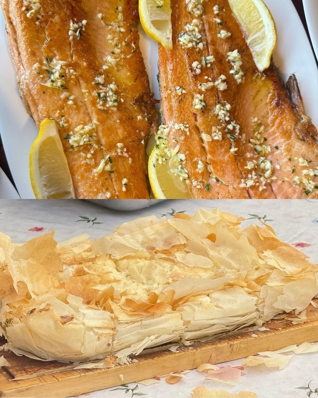 Traditional Montenegrin fish and pie