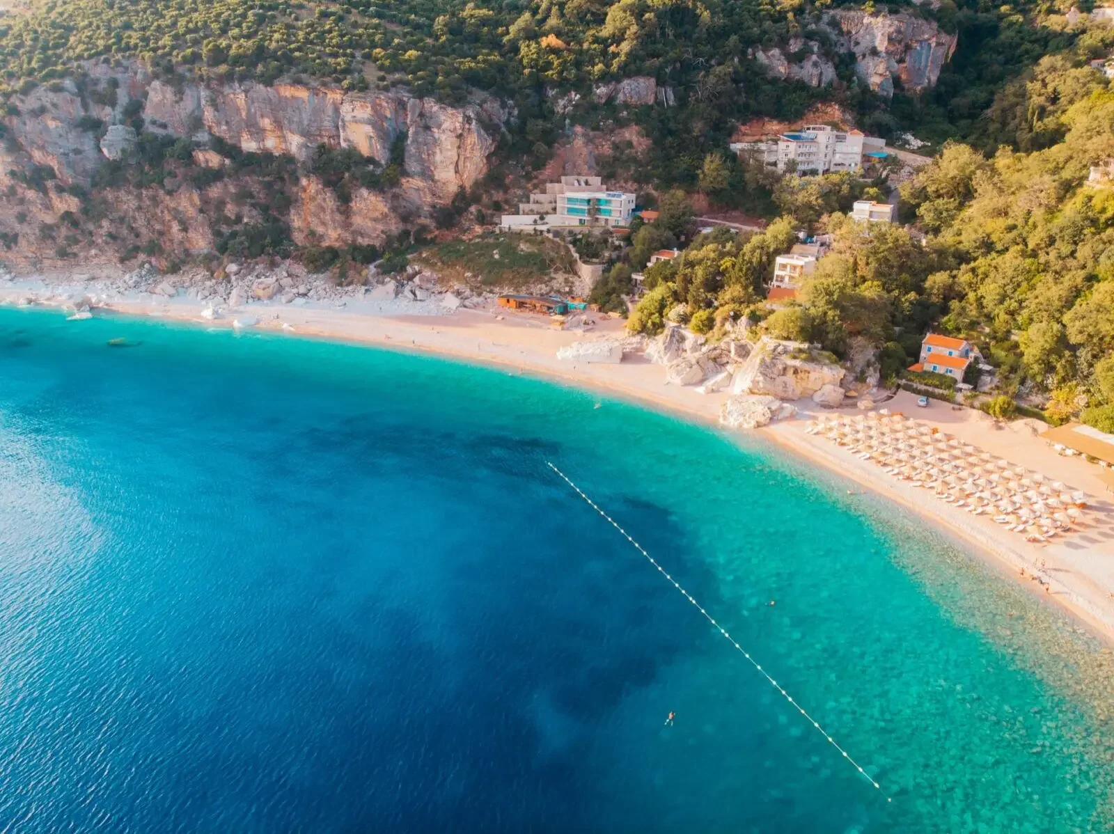 Perazica Do Beach with clear blue sea