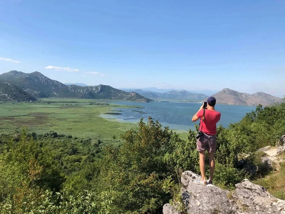 Panoramic view of Lake Skadar