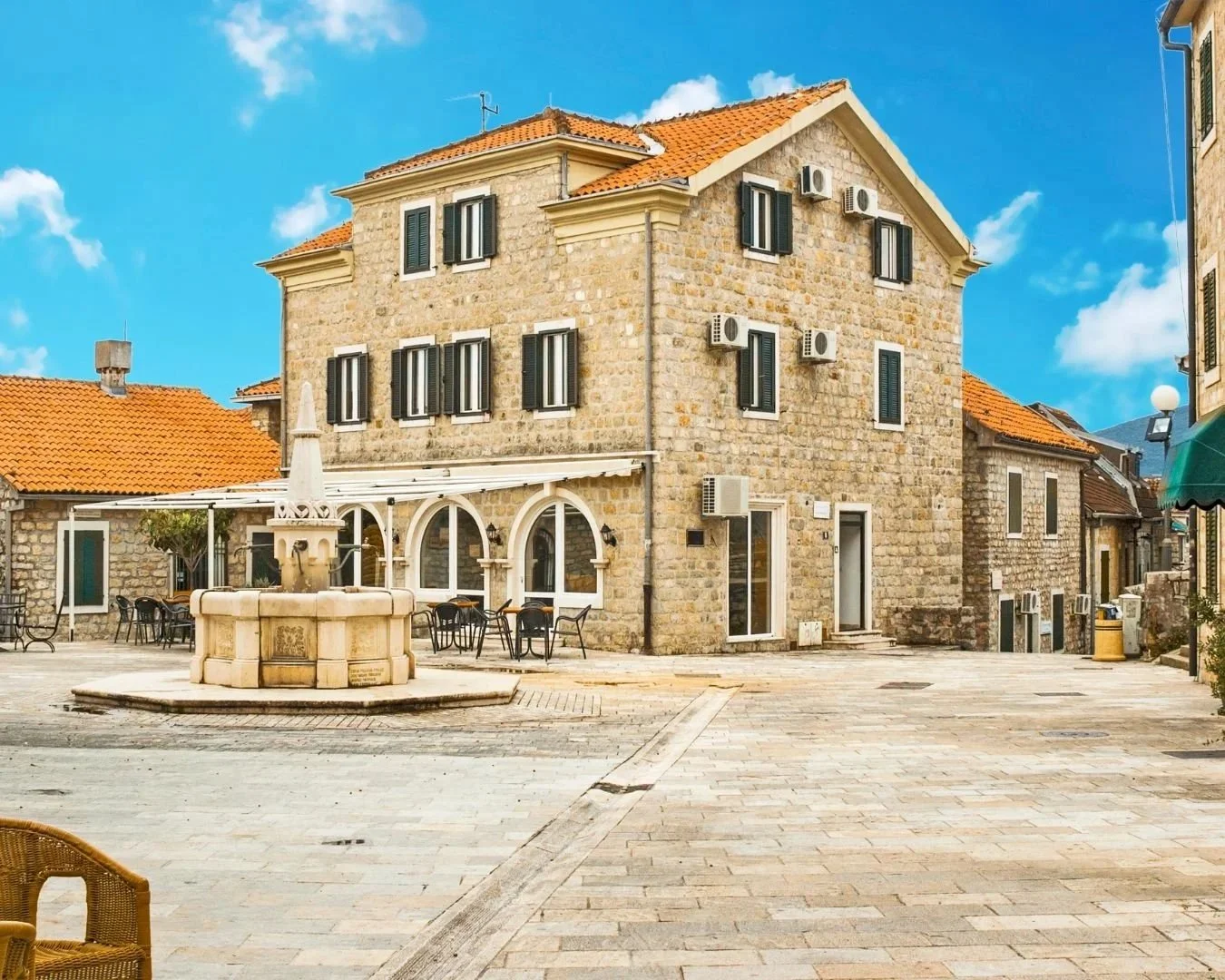 Belavista Square in Herceg Novi.