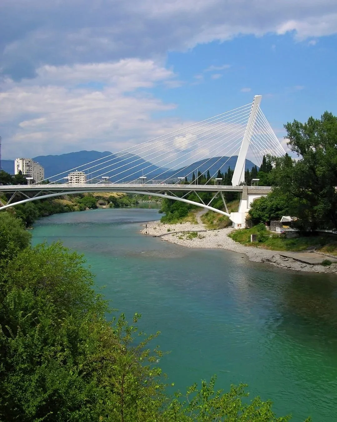 Millennium Bridge in Podgorica