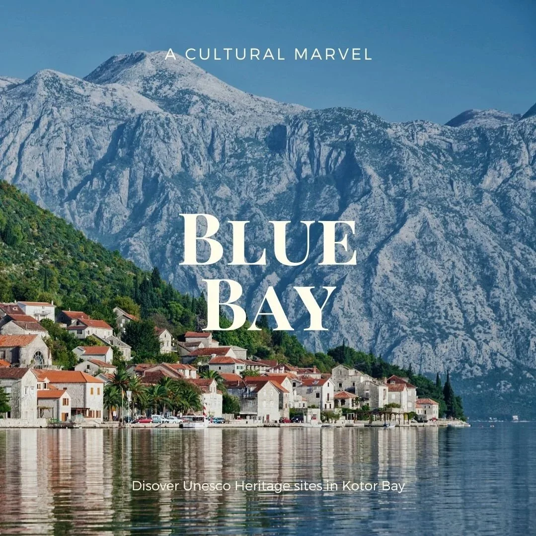 Blue Bay Kotor and Perast private tour with boat ride to Our Lady of the Rocks island in Montenegro.