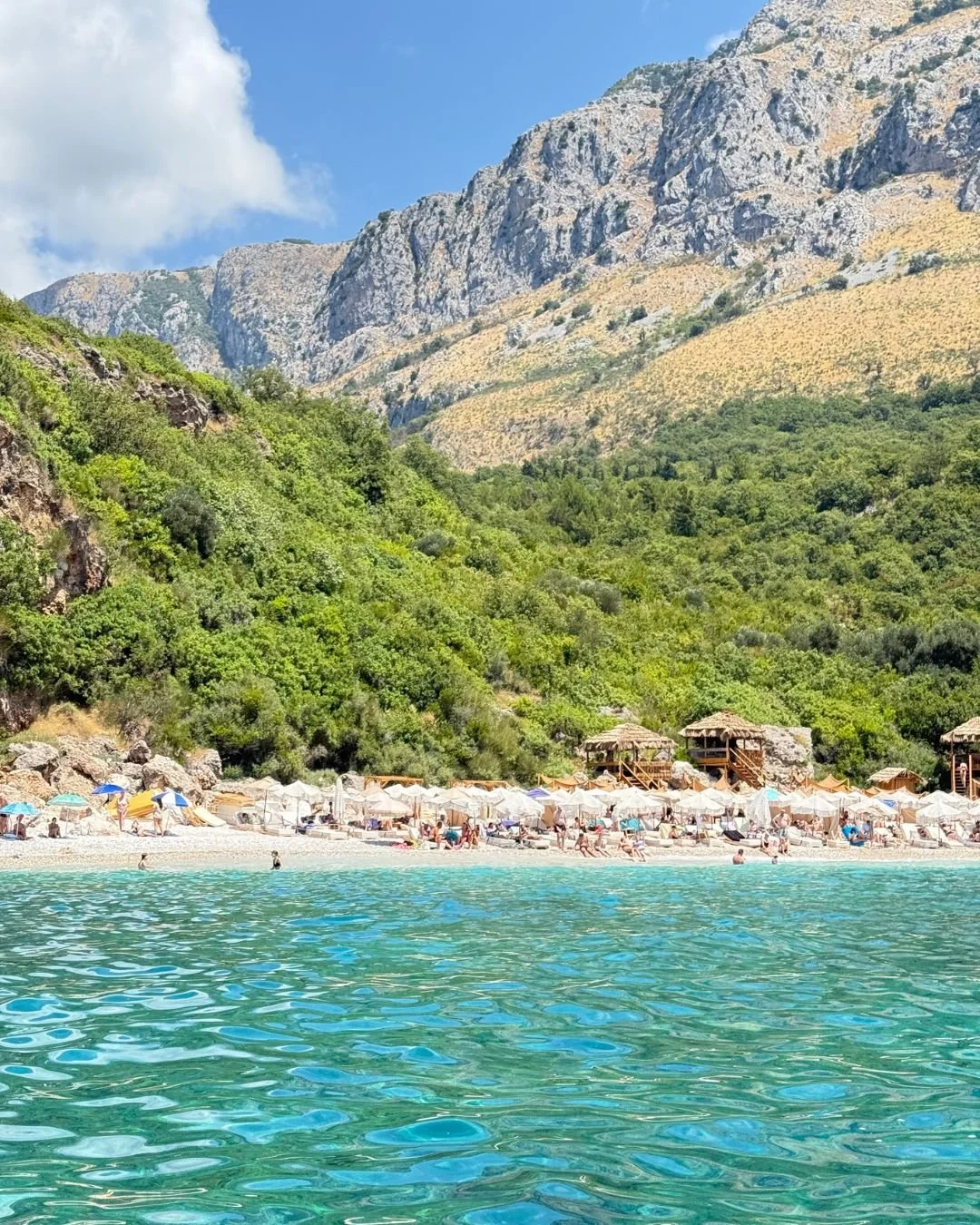 Drobni pijesak beach with crystal clear water and coastline