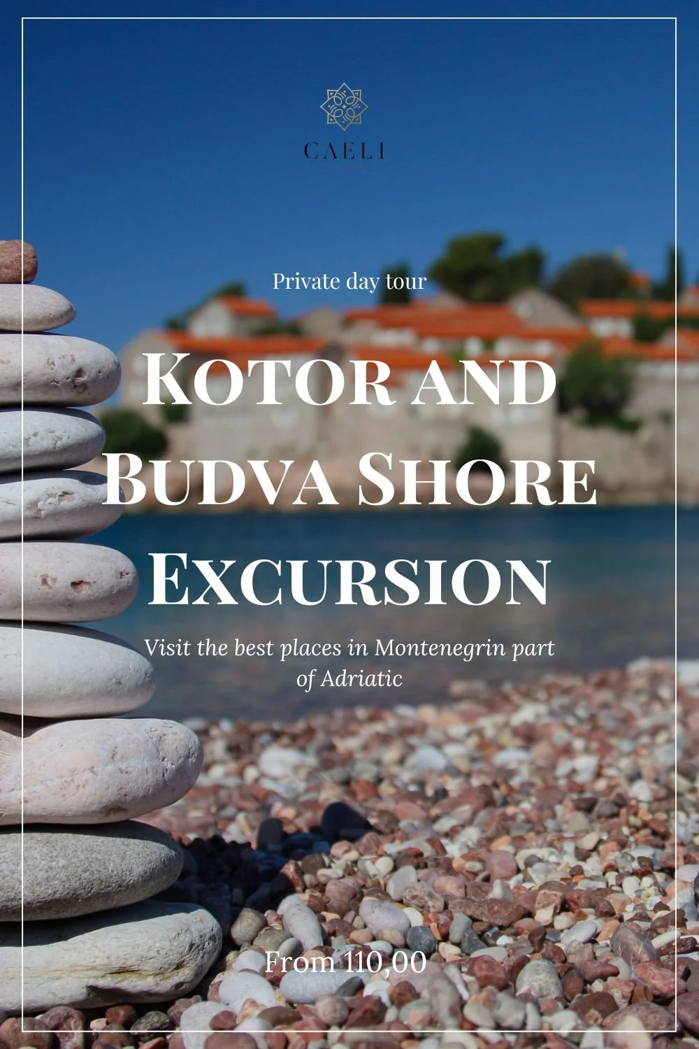 St stephen island with `kotor and budva` shore excursion writings