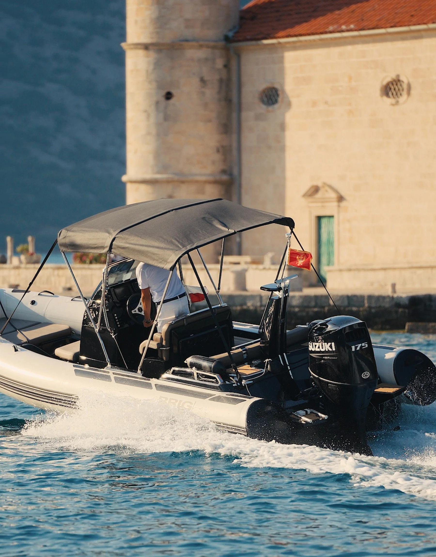 Speedboat charter from Tivat with Brig Eagle