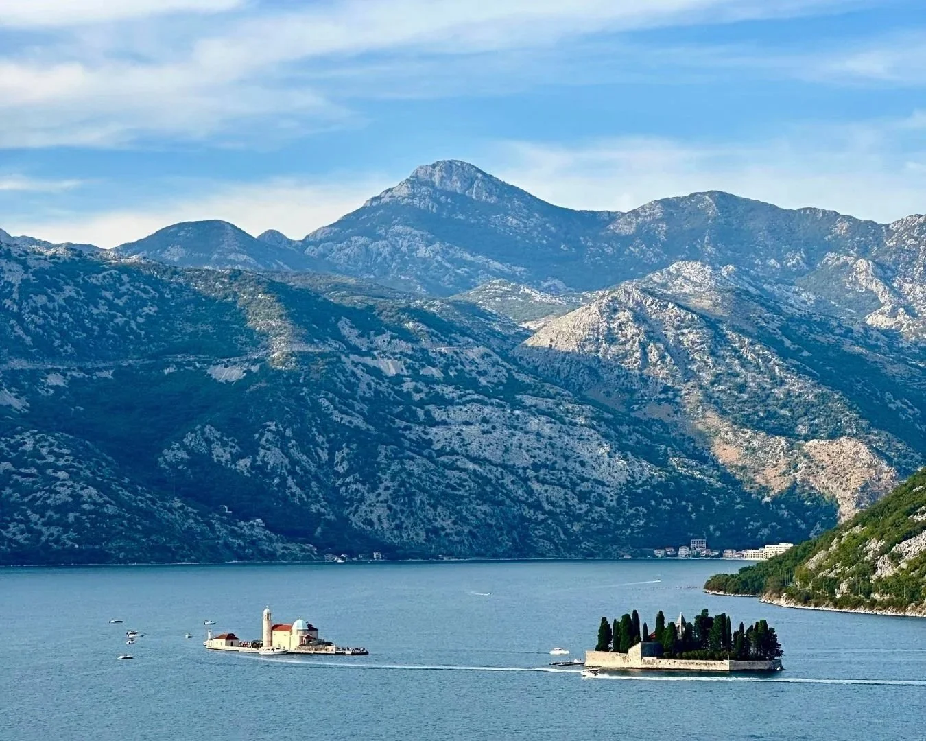 Our Lady of the Rocks in the Bay of Kotor.