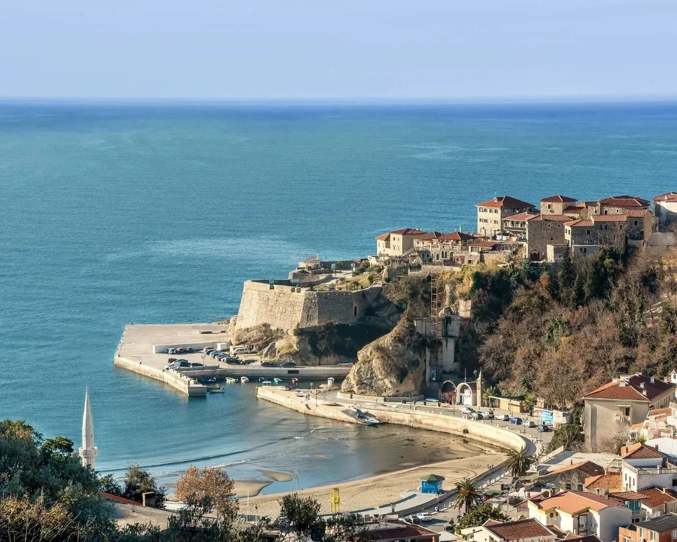 View of Ulcinj, Montenegro.
