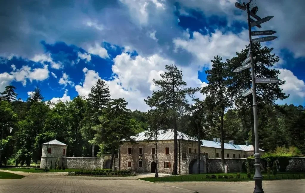 Biljarda in Cetinje, Montenegro.