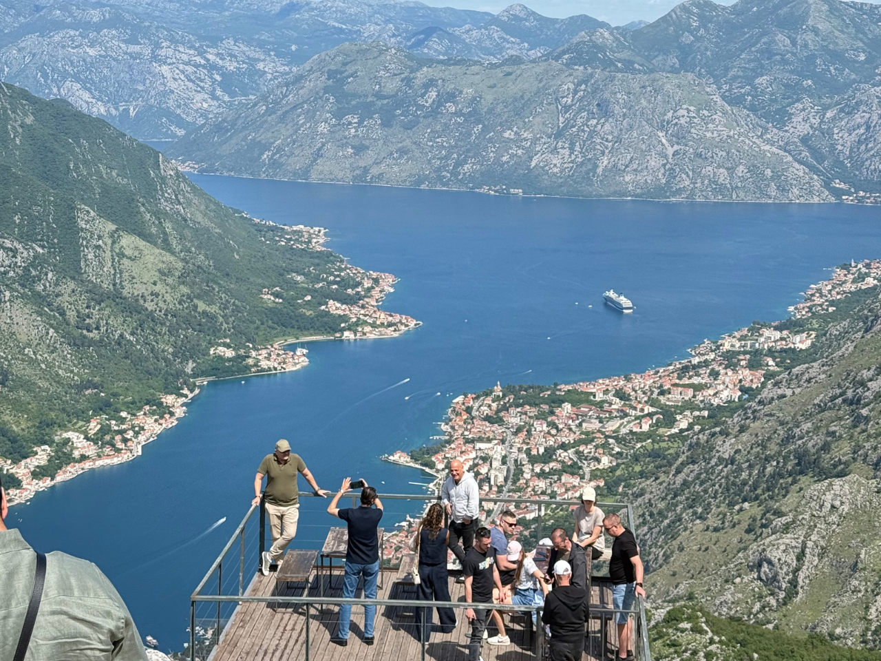 Beautiful views over Kotor Bay